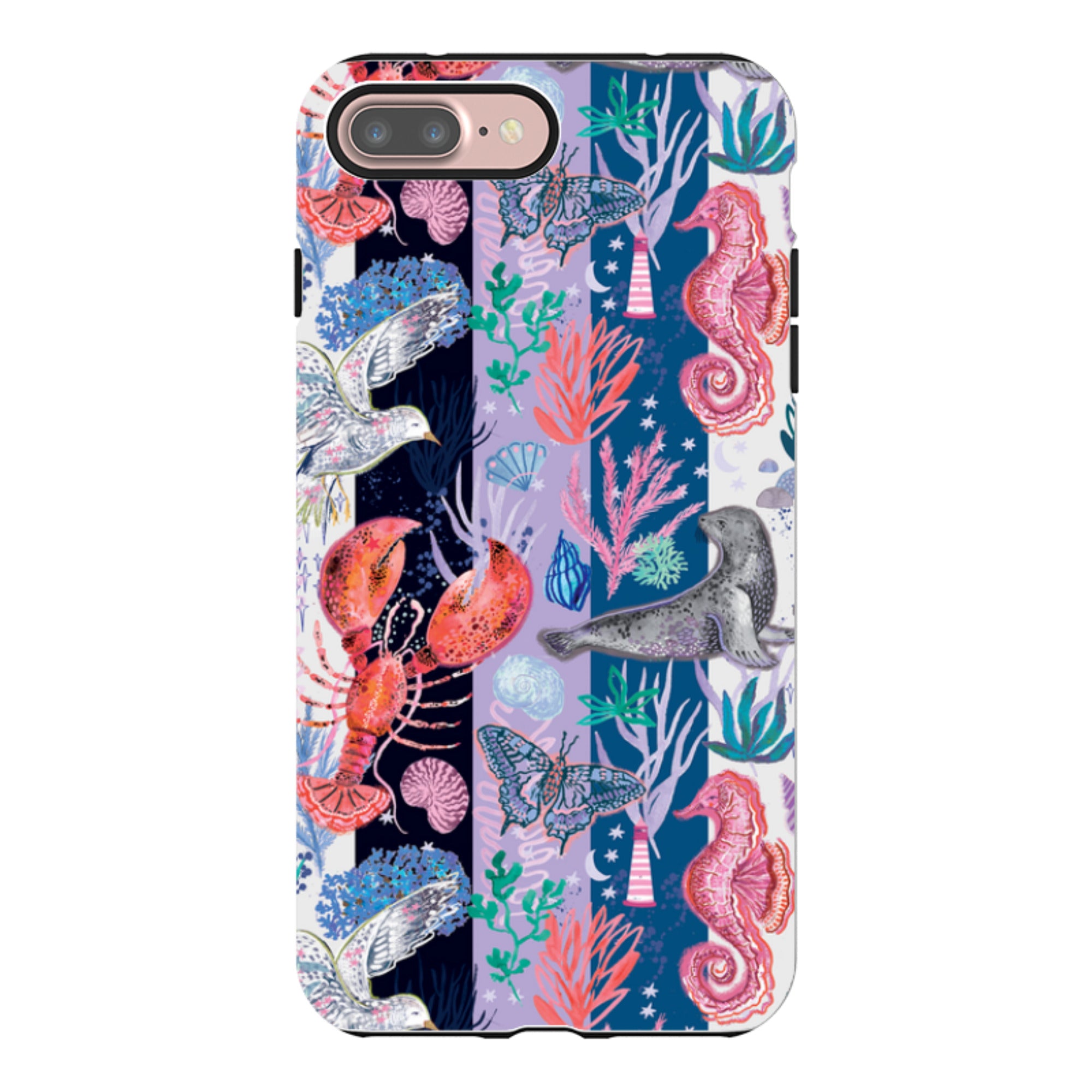 iPhone Case - Coastal Calling Stripe III By Emma Frances Grant