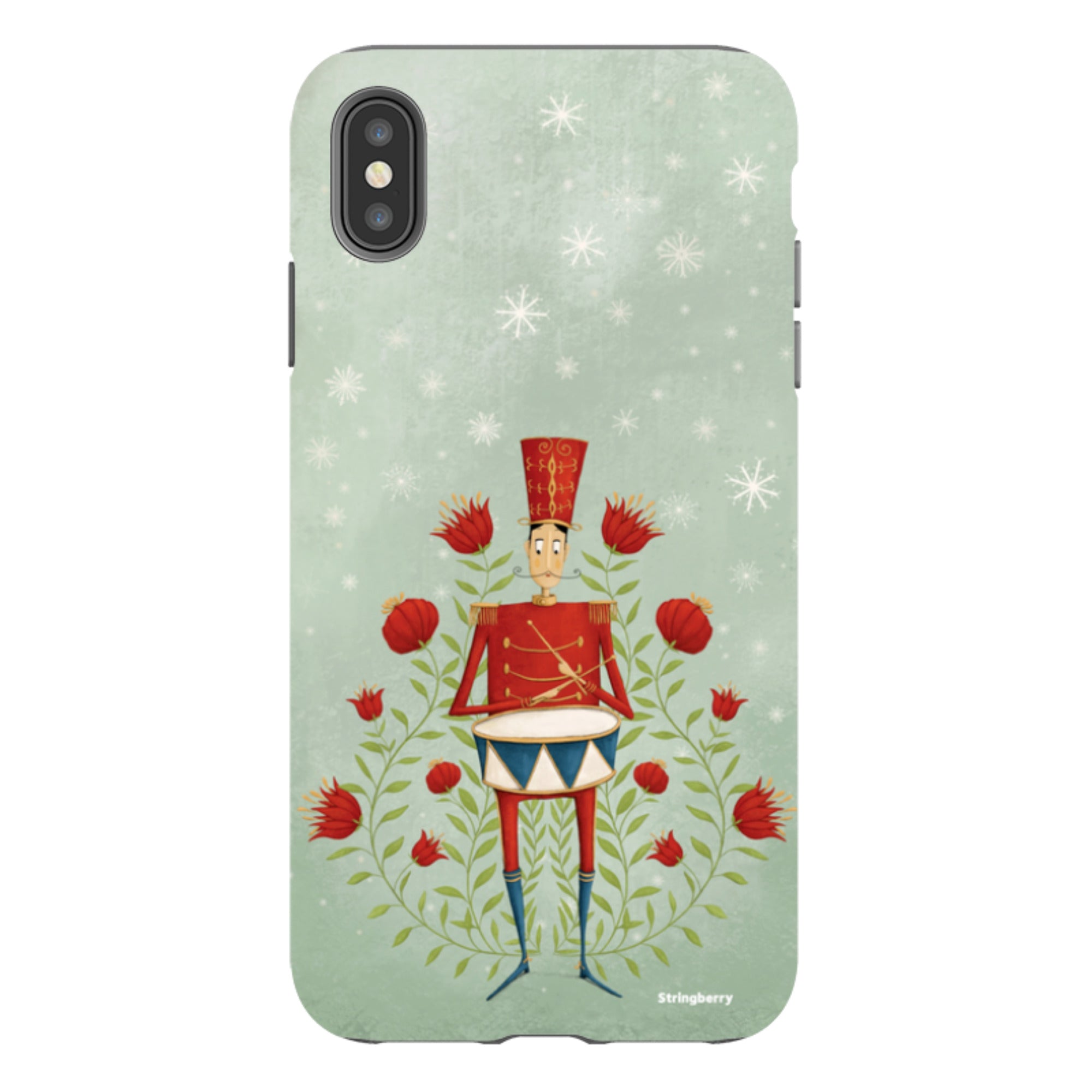 iPhone Tough Case - Drummer Aqua By Maja Lindberg