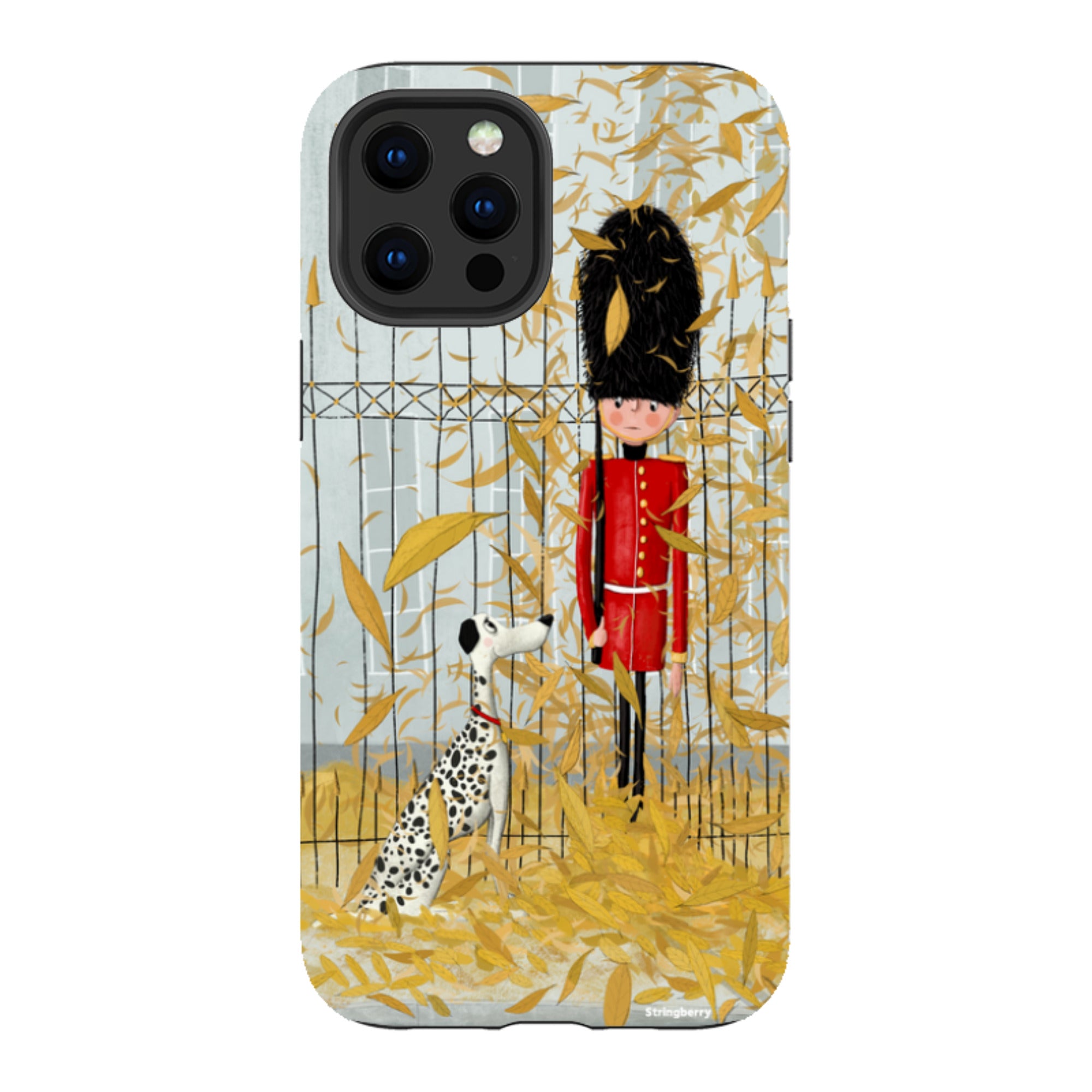 iPhone Tough Case - London In Leaves By Maja Lindberg