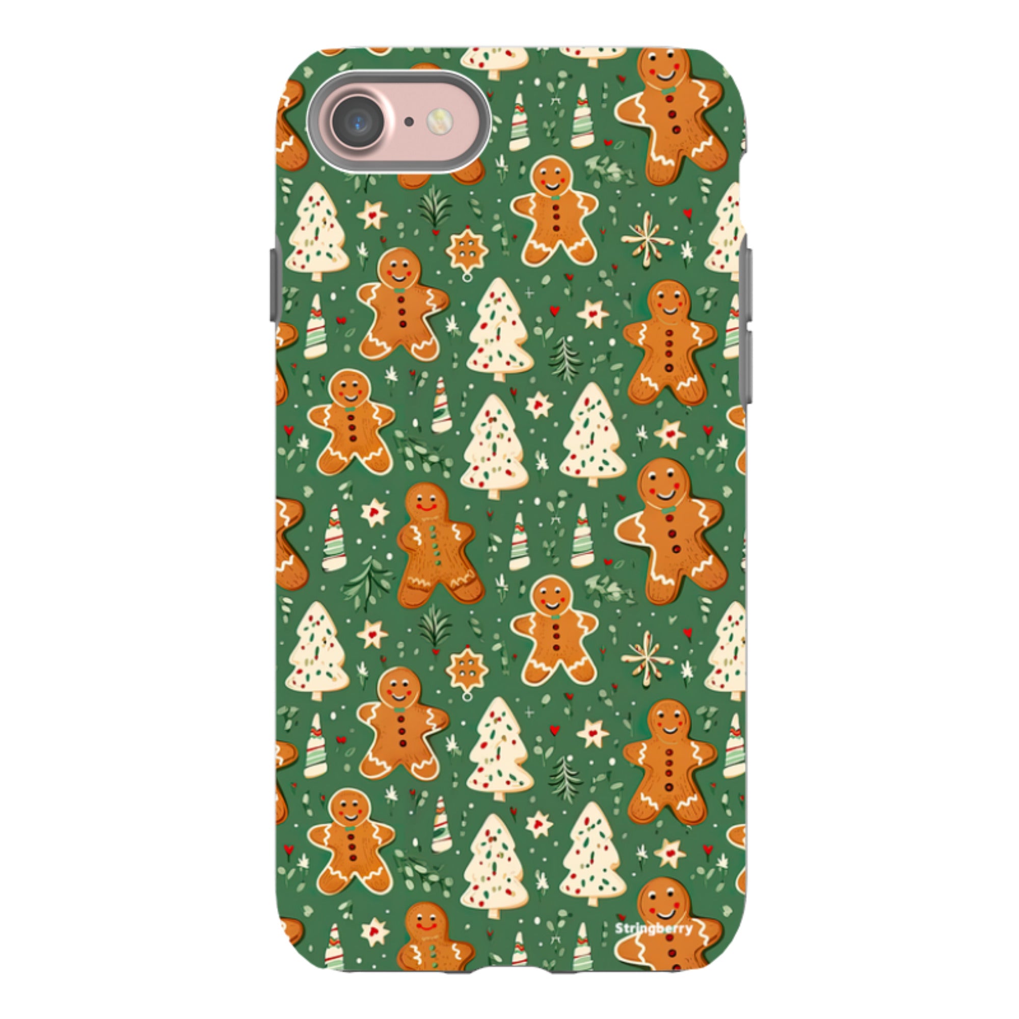 iPhone Tough Case - Ginger Bread Xmas II