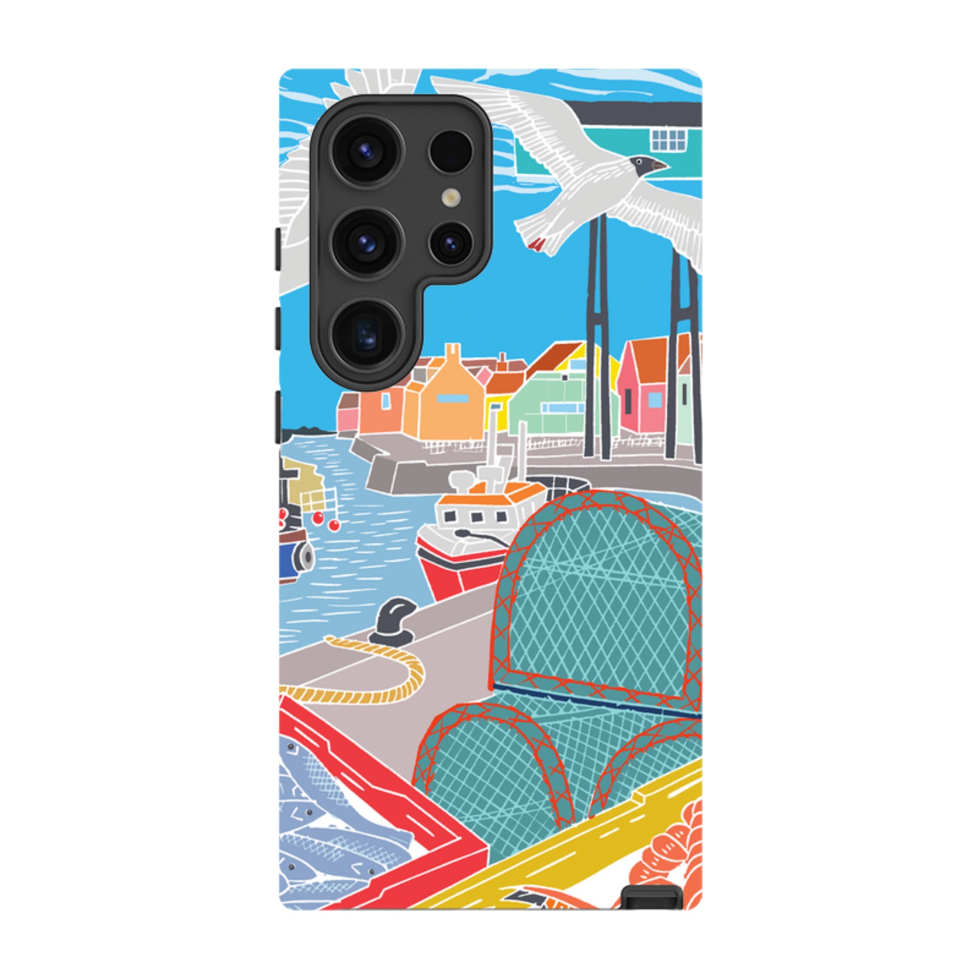 Samsung Tough Case - Bright Houses By Kate Heiss