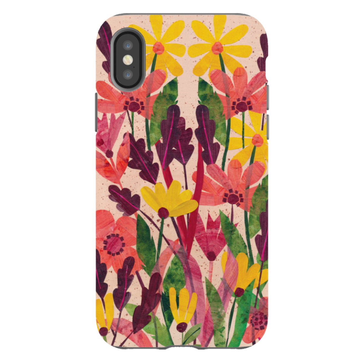 iPhone Tough Case - Dried Flowers By Tracey English