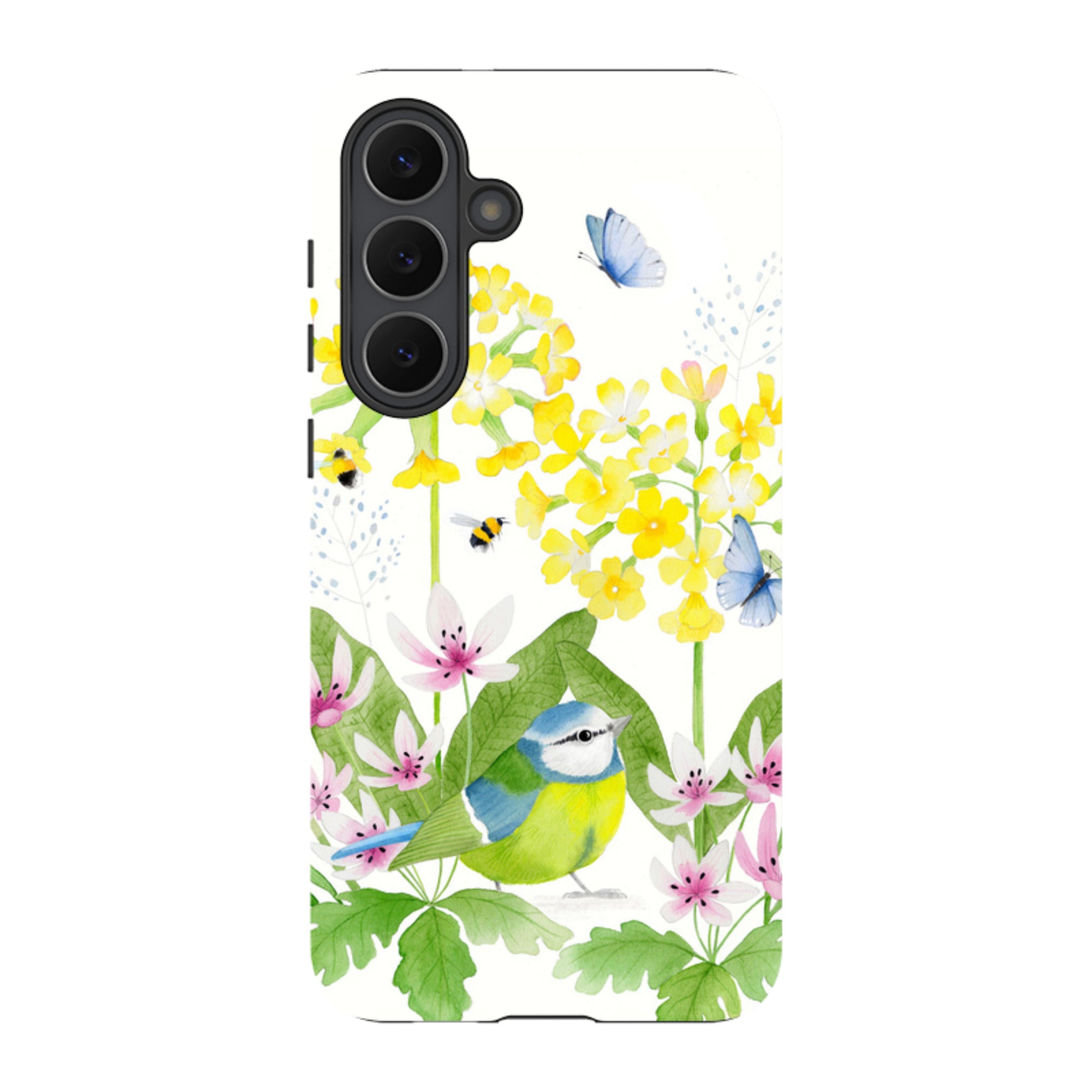 Samsung Tough Case - Blue Tit Garden By Bex Parkin