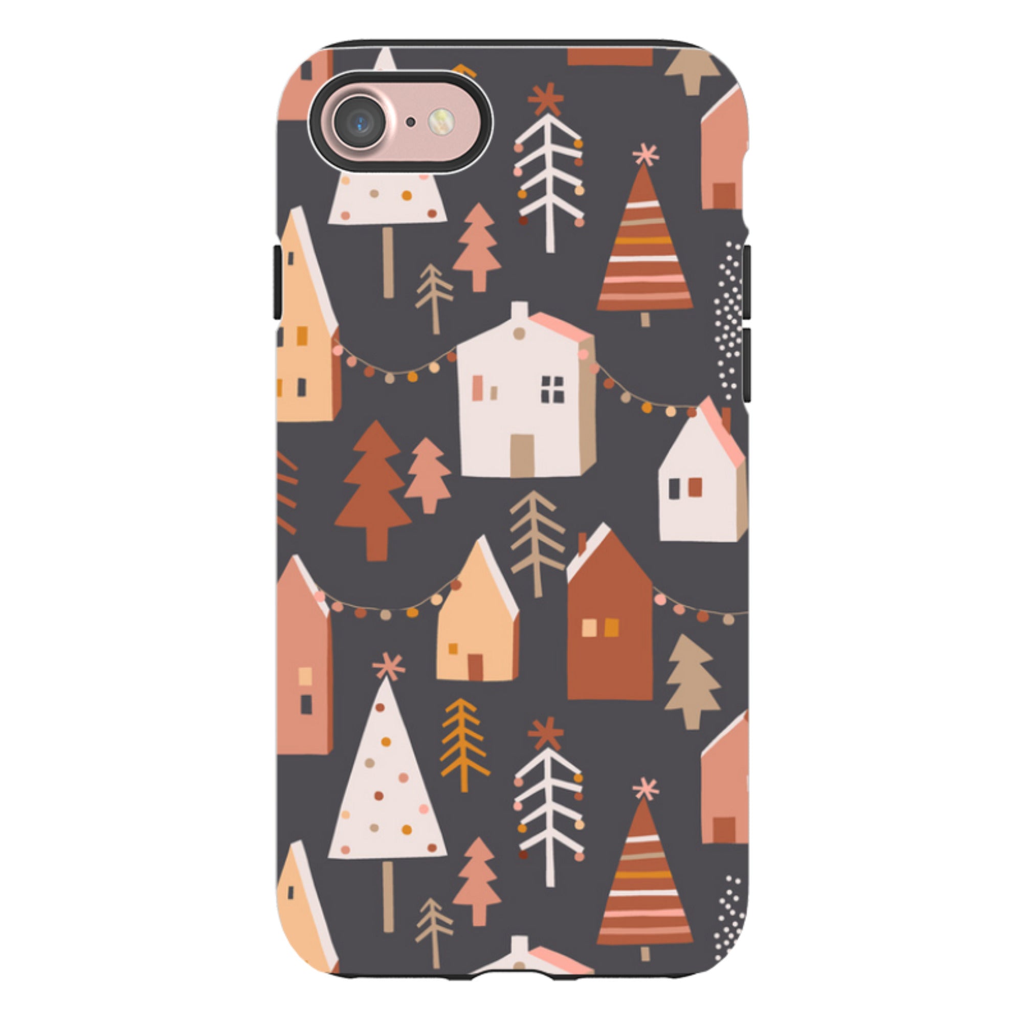 iPhone Tough Case - Street Xmas Dark