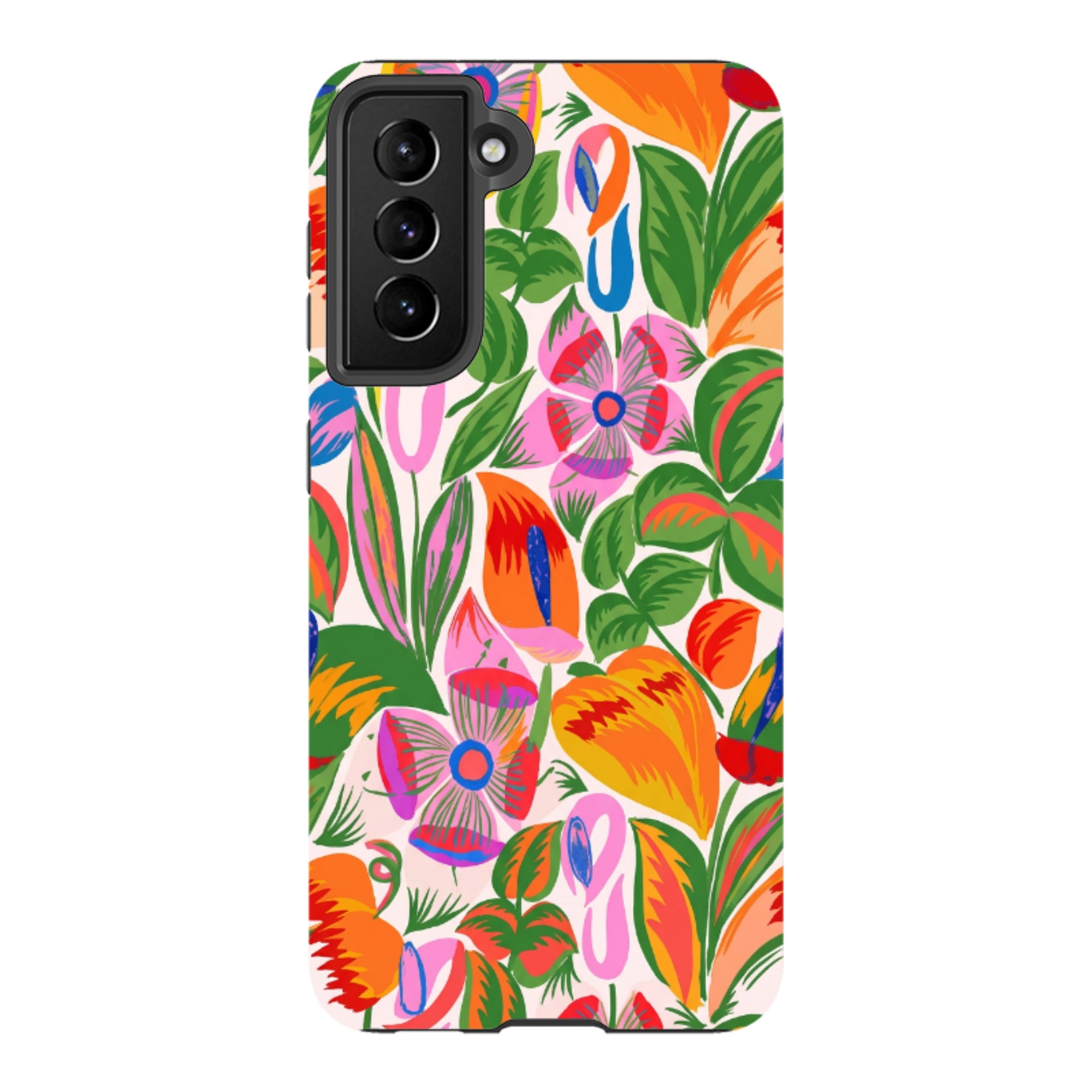 Samsung Tough Case - Vintage Tropical Floral