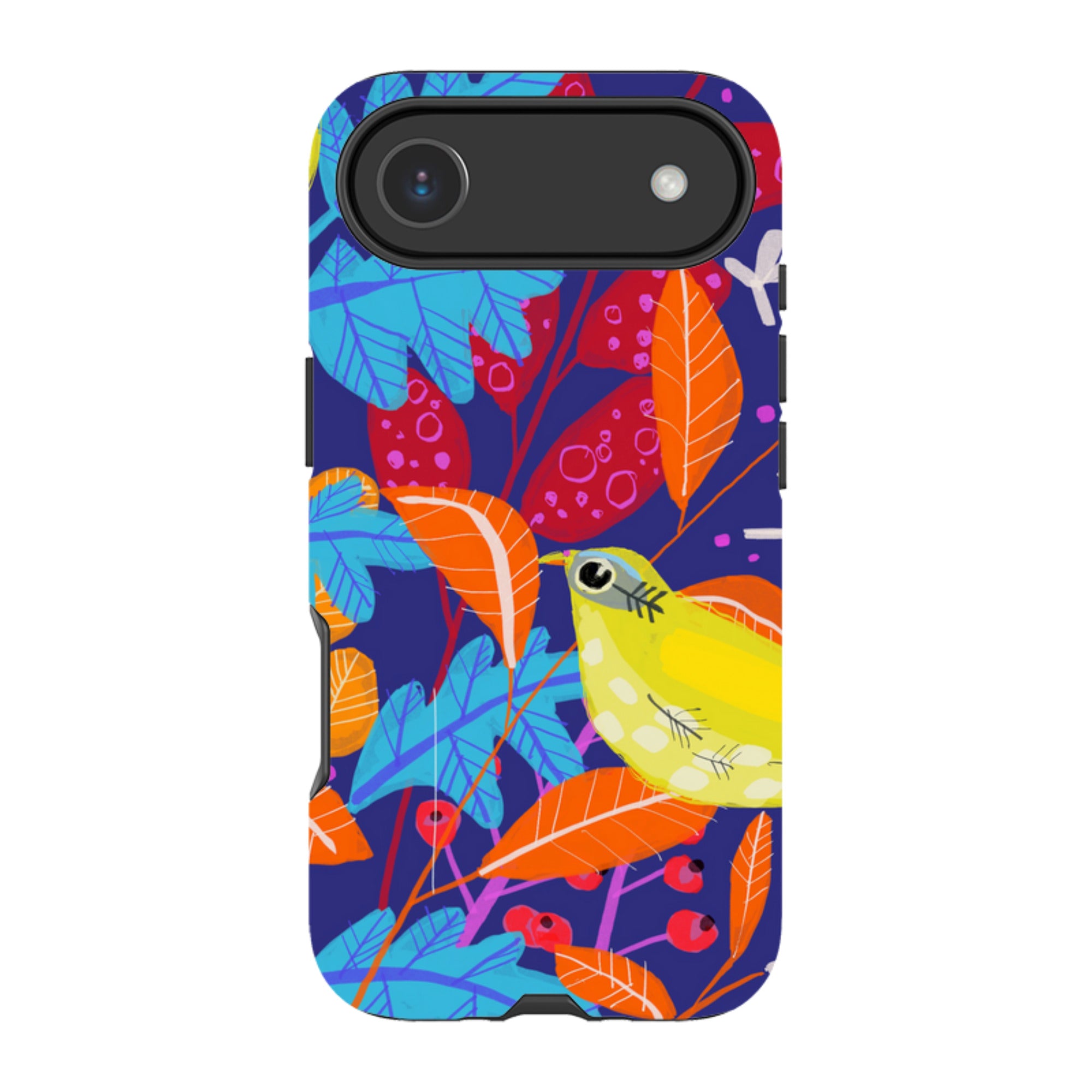iPhone Tough Case - Yellow Bird By Claire West