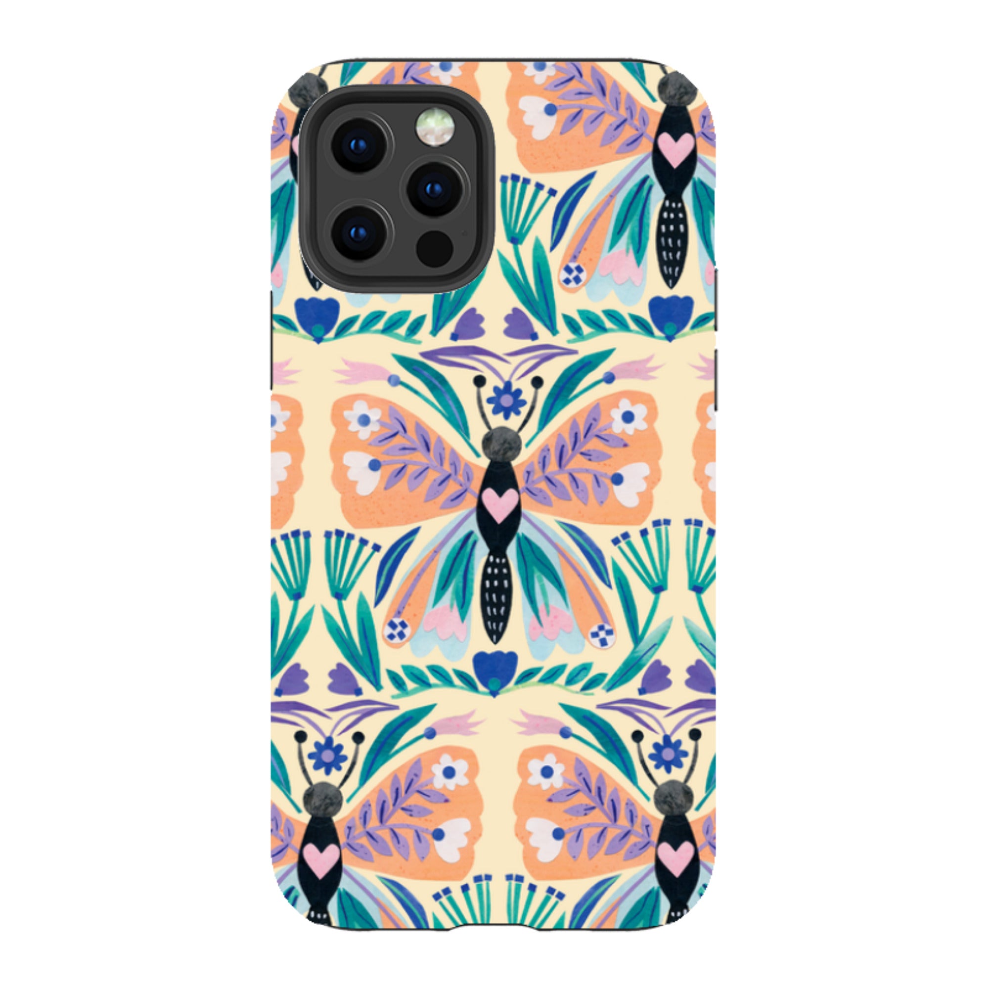 iPhone Tough Case - All Over Butterfly By Tracey English