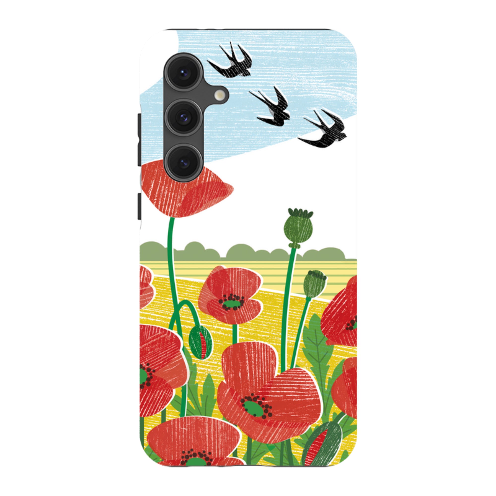 Samsung Tough Case - Poppy Fields By Liane Payne
