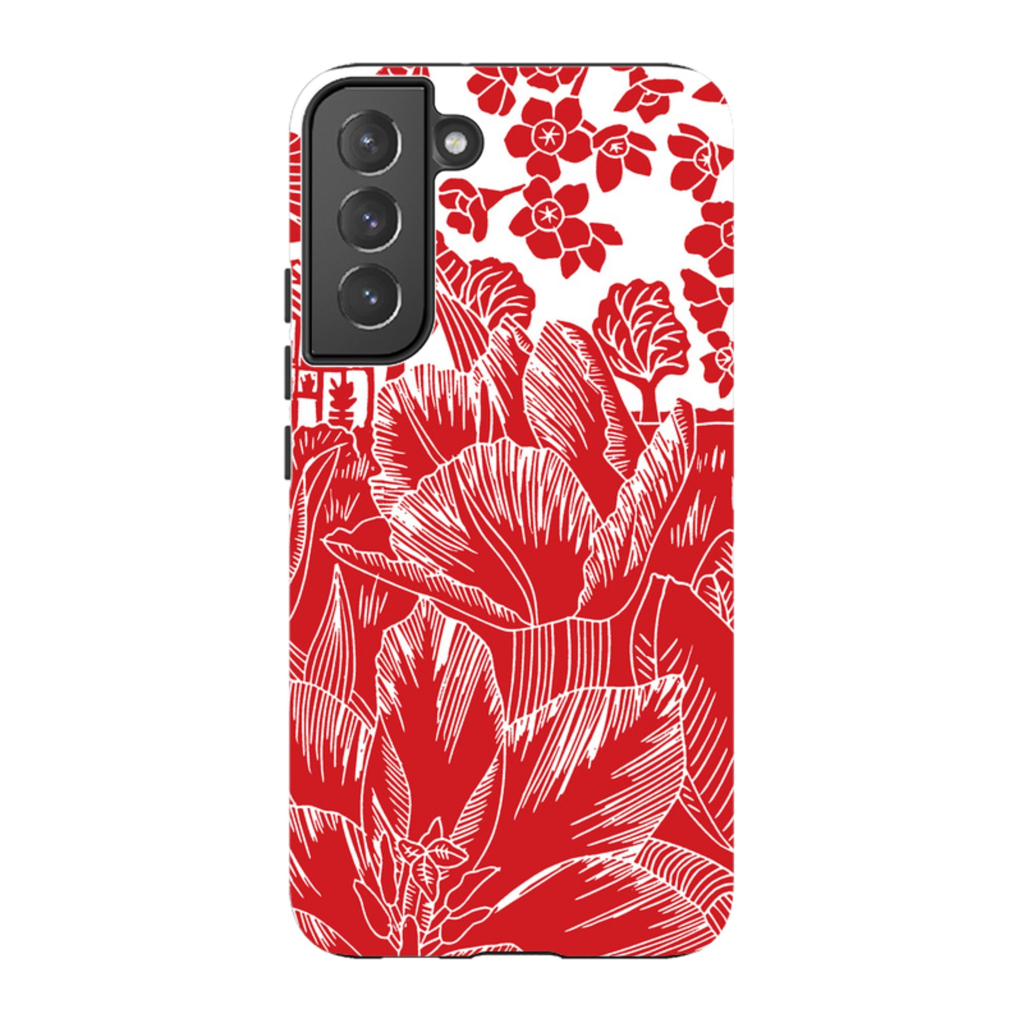 Samsung Tough Case - Tulip Silhouette By Kate Heiss
