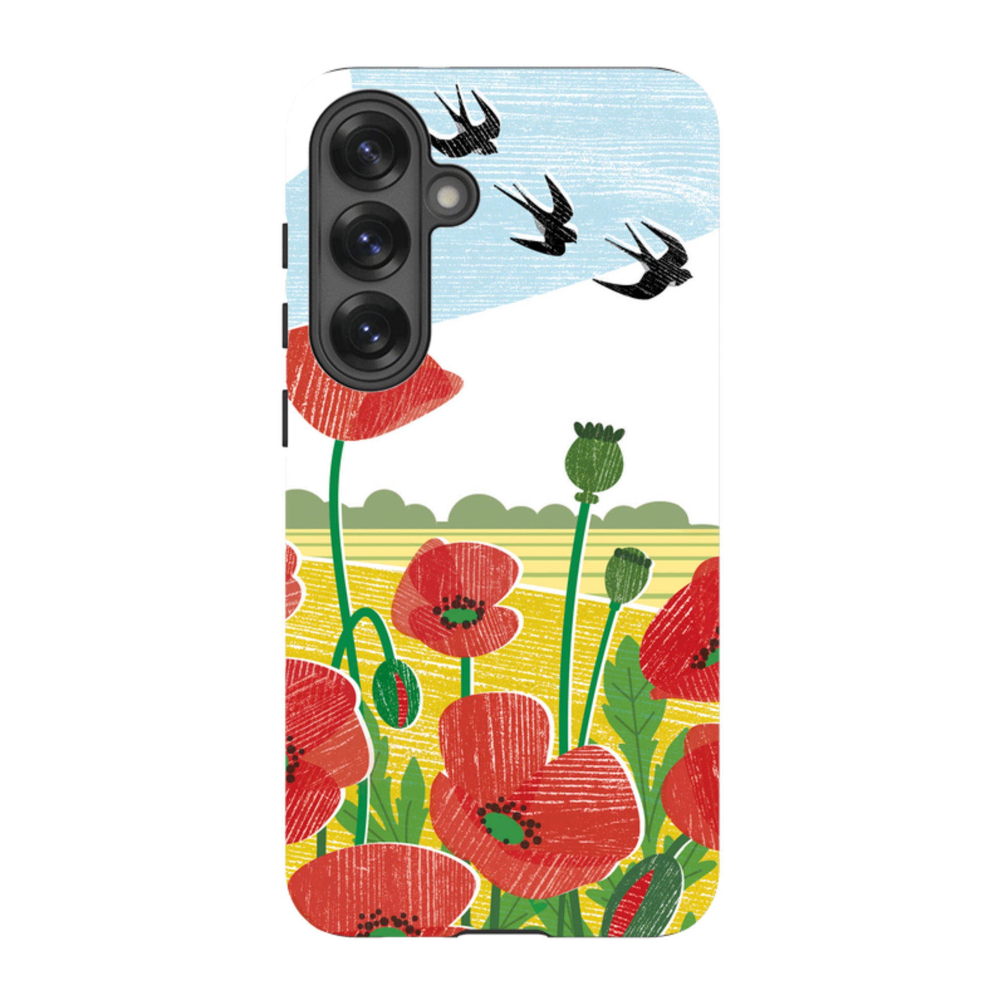 Samsung Tough Case - Poppy Fields By Liane Payne