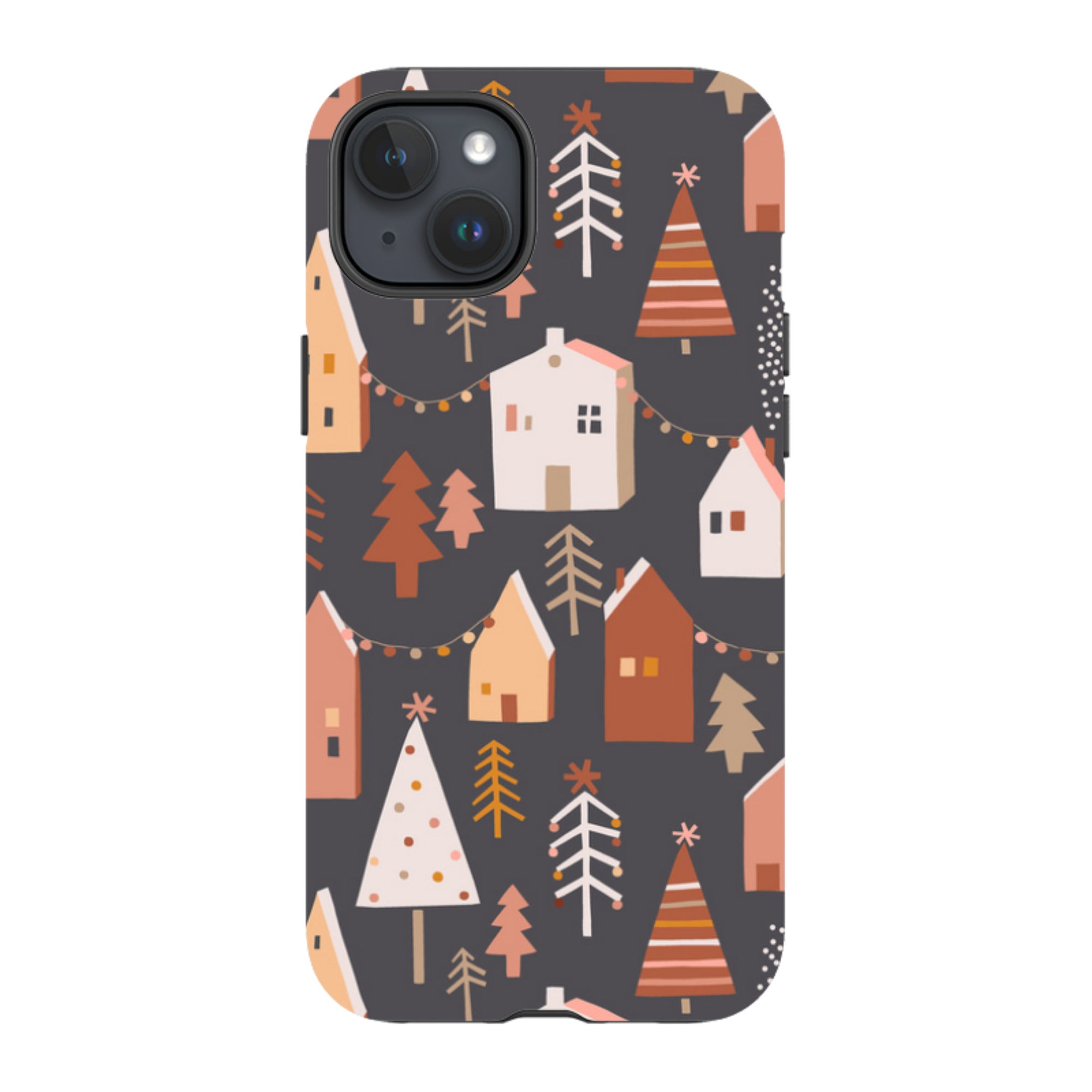 iPhone Tough Case - Street Xmas Dark
