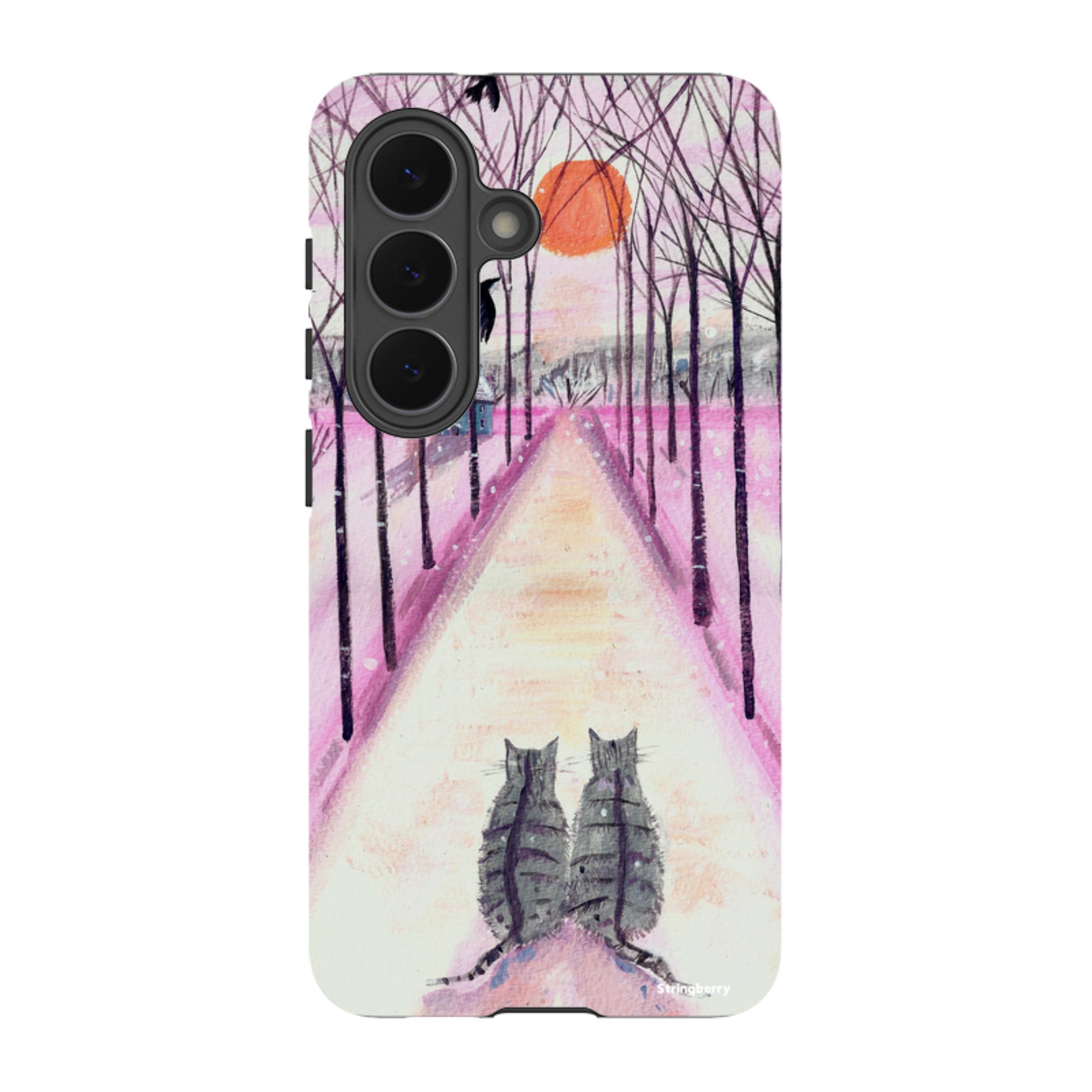 Samsung Tough Case - Winter Cats By Mary Stubberfield