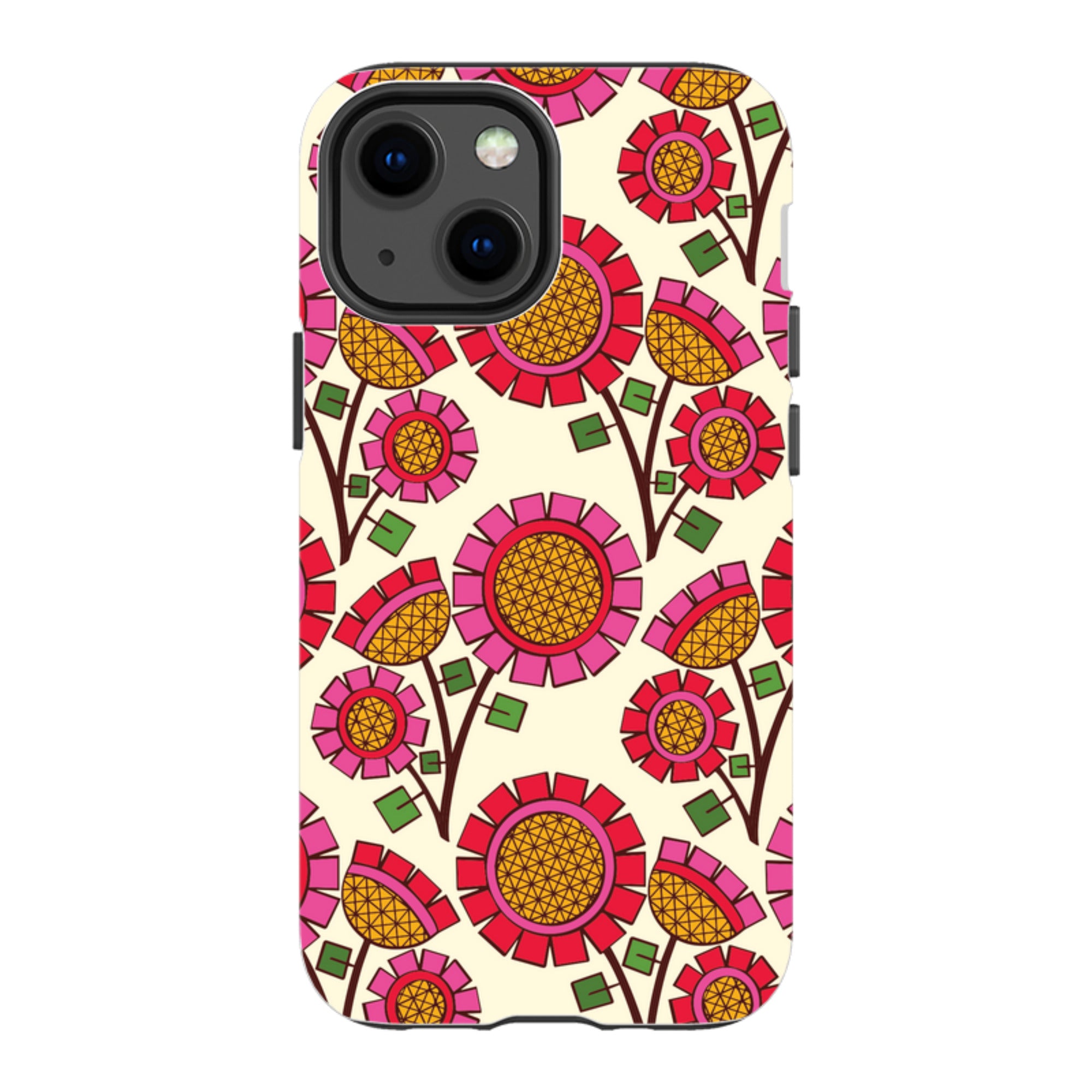 iPhone Tough Case - Pop Flower By Amelia Bowman