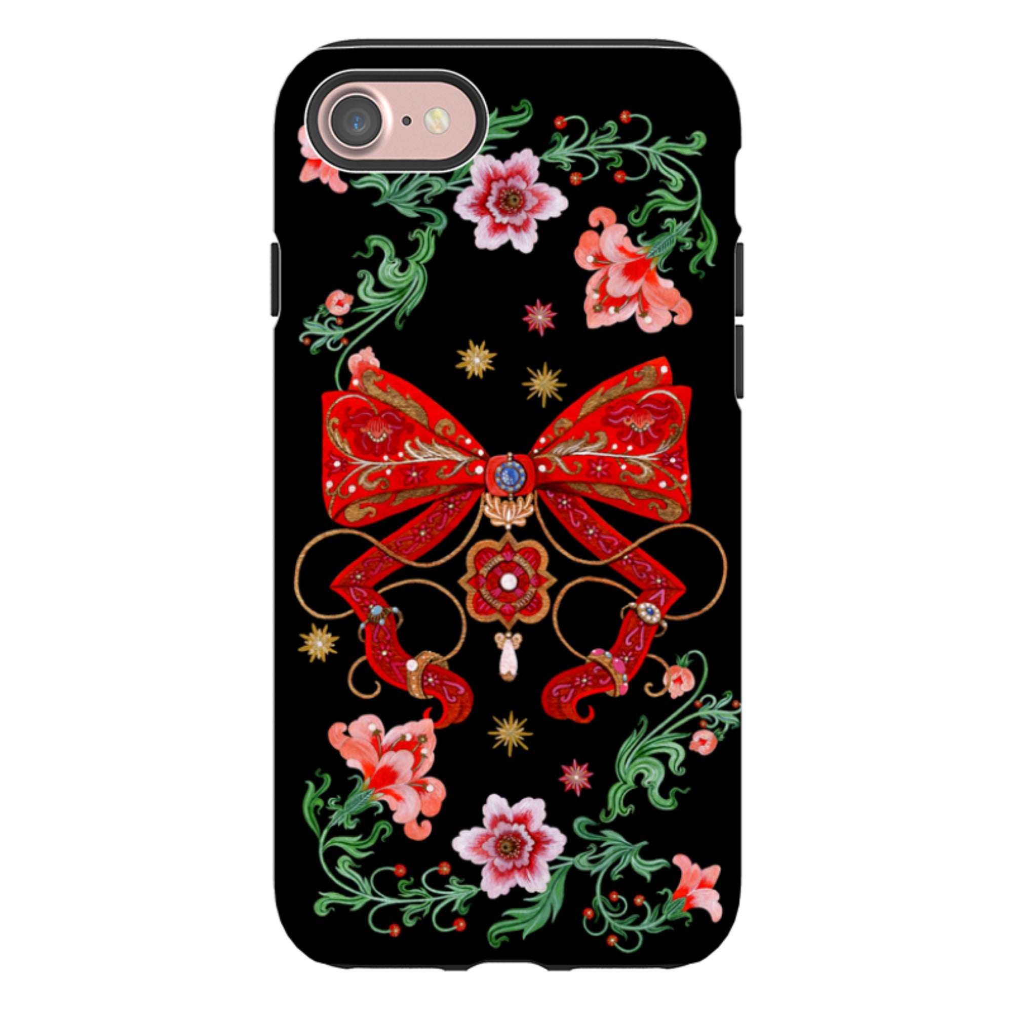 iPhone Tough  Case - Five Gold Ring By Maria Matos