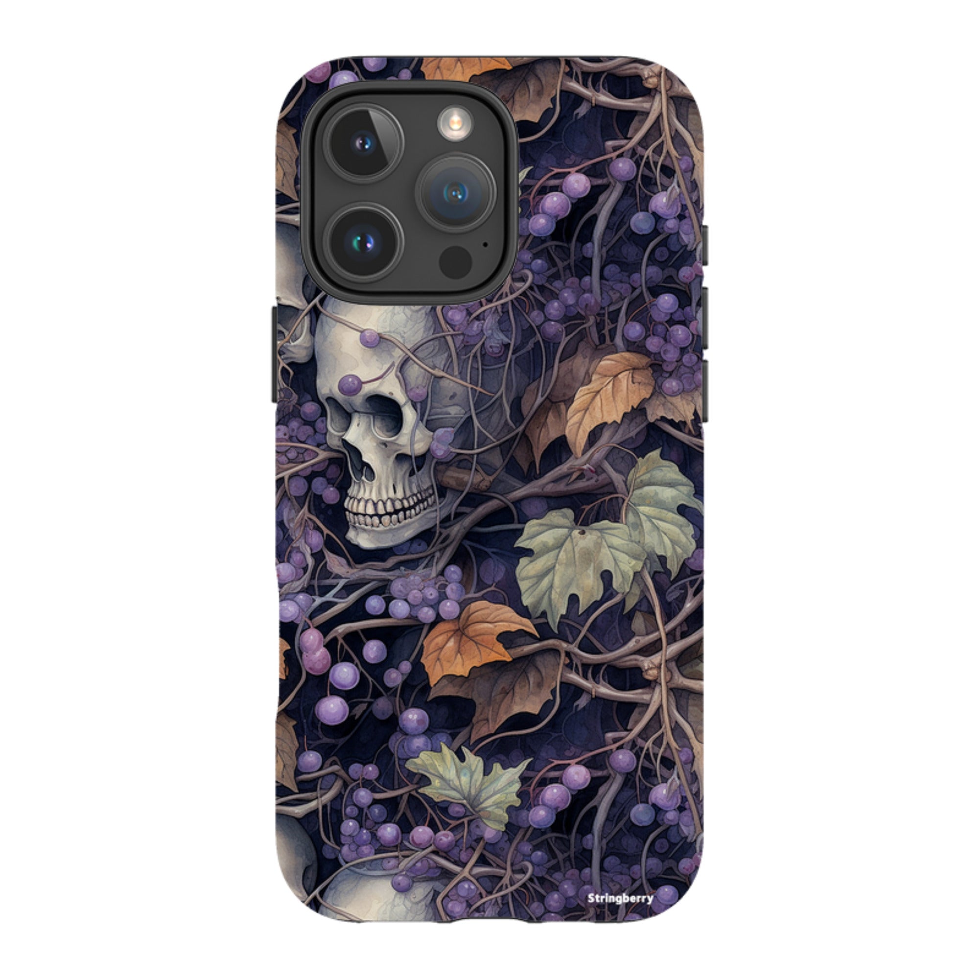 iPhone Tough Case - Grape Skull