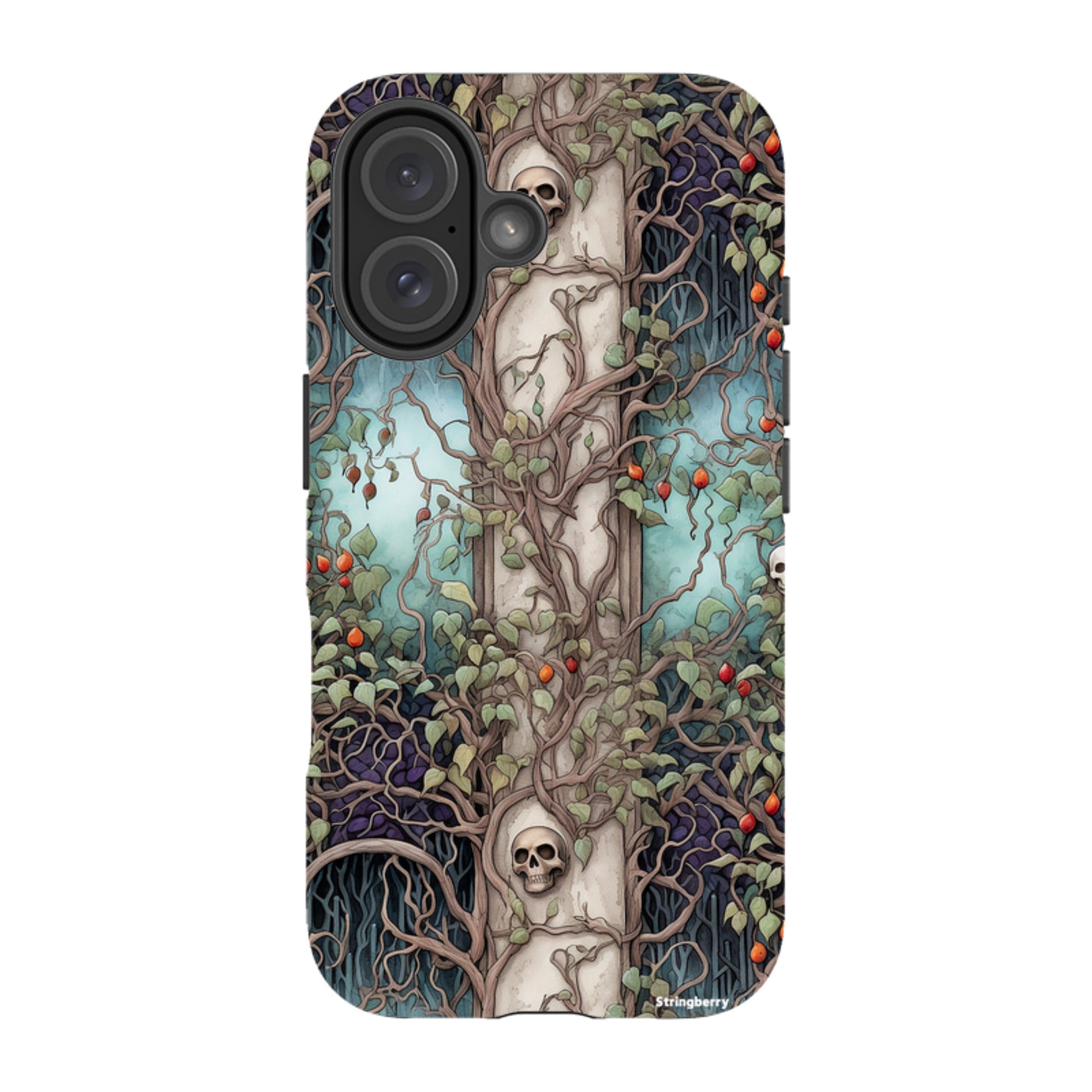 iPhone Tough Case - Skull Trees