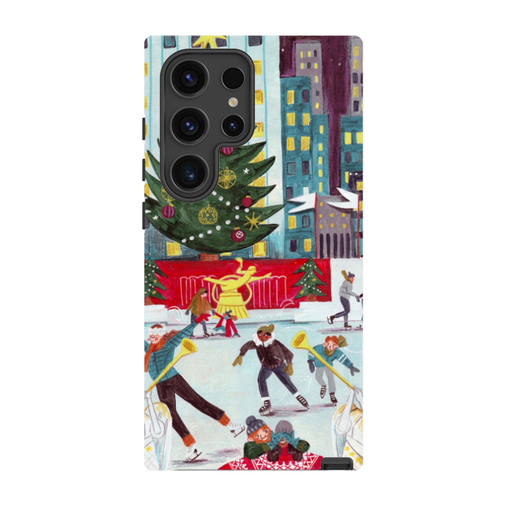 Samsung Tough Case - Xmas In New York By Caroline Bonne Muller