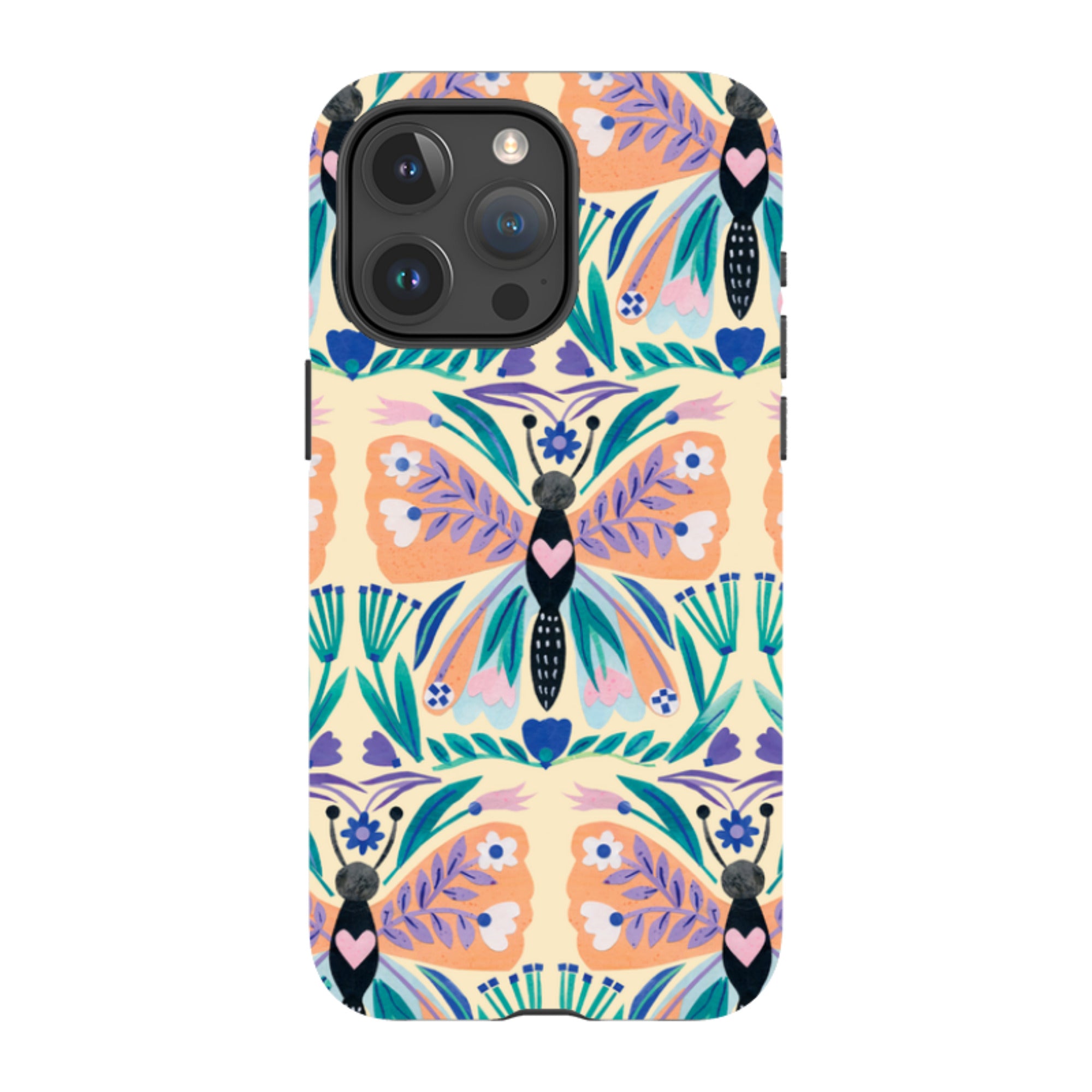 iPhone MagSafe Tough Case - All Over Butterfly By Tracey English
