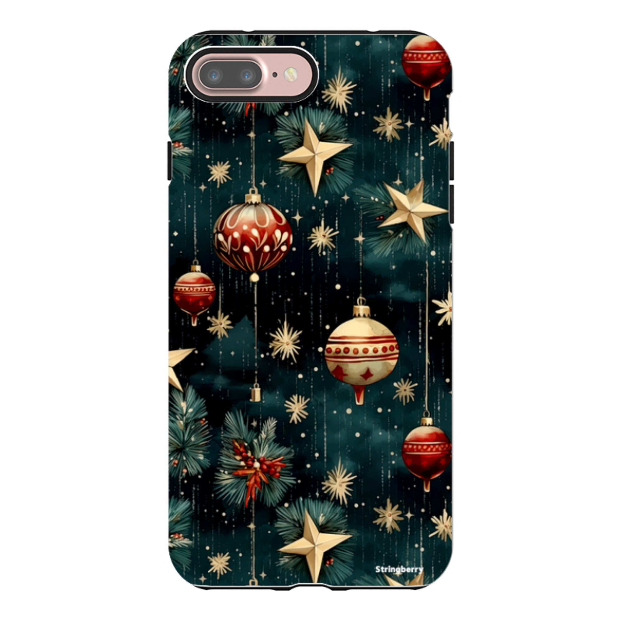 iPhone Tough Case - Christmas Baubles III