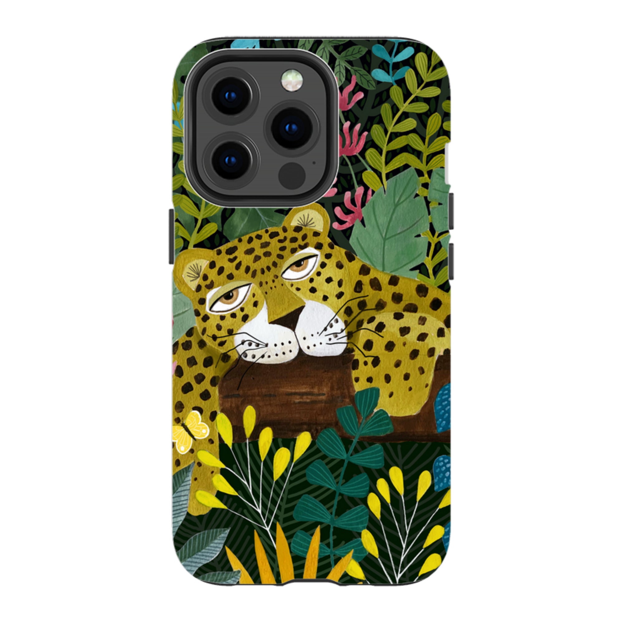 iPhone MagSafe Tough Case - Sleepy Leopard By Bex Parkin