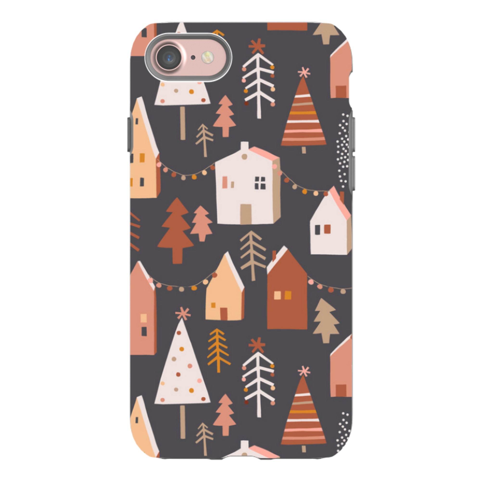 iPhone Tough Case - Street Xmas Dark