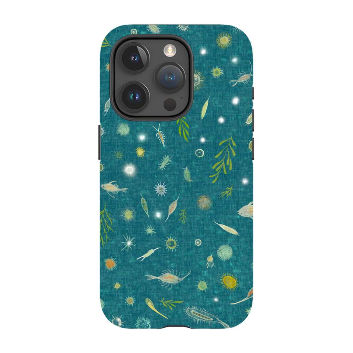 iPhone Tough Case - Plankton Light - Steel Blue By Katherine Quinn