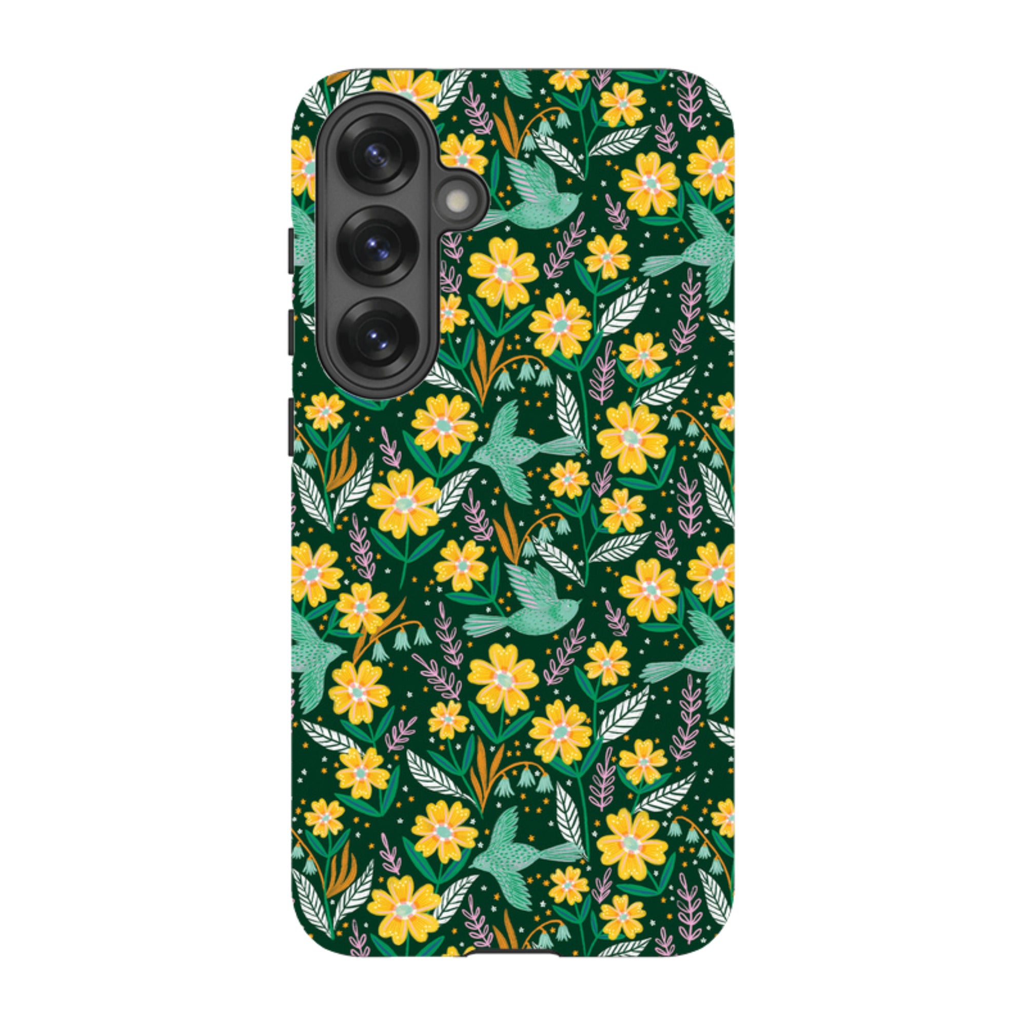 Samsung Tough Case - Sweet Birds Green By Lee Foster Wilson