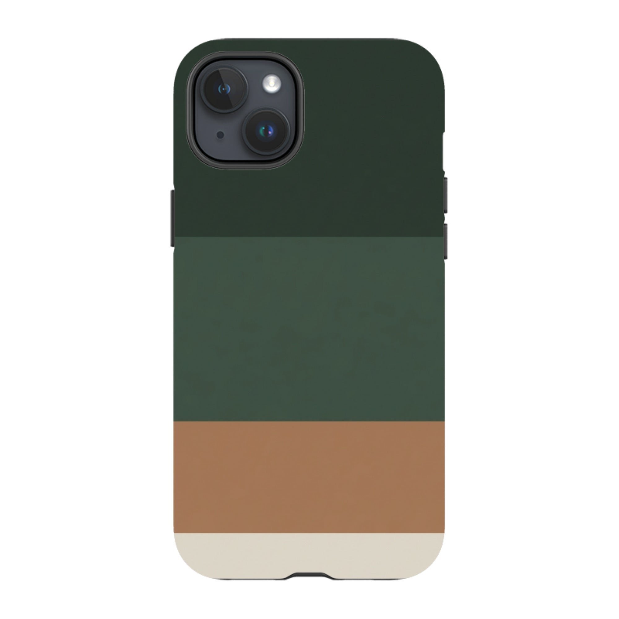 iPhone Tough Case - Terracotta and Green Gradient