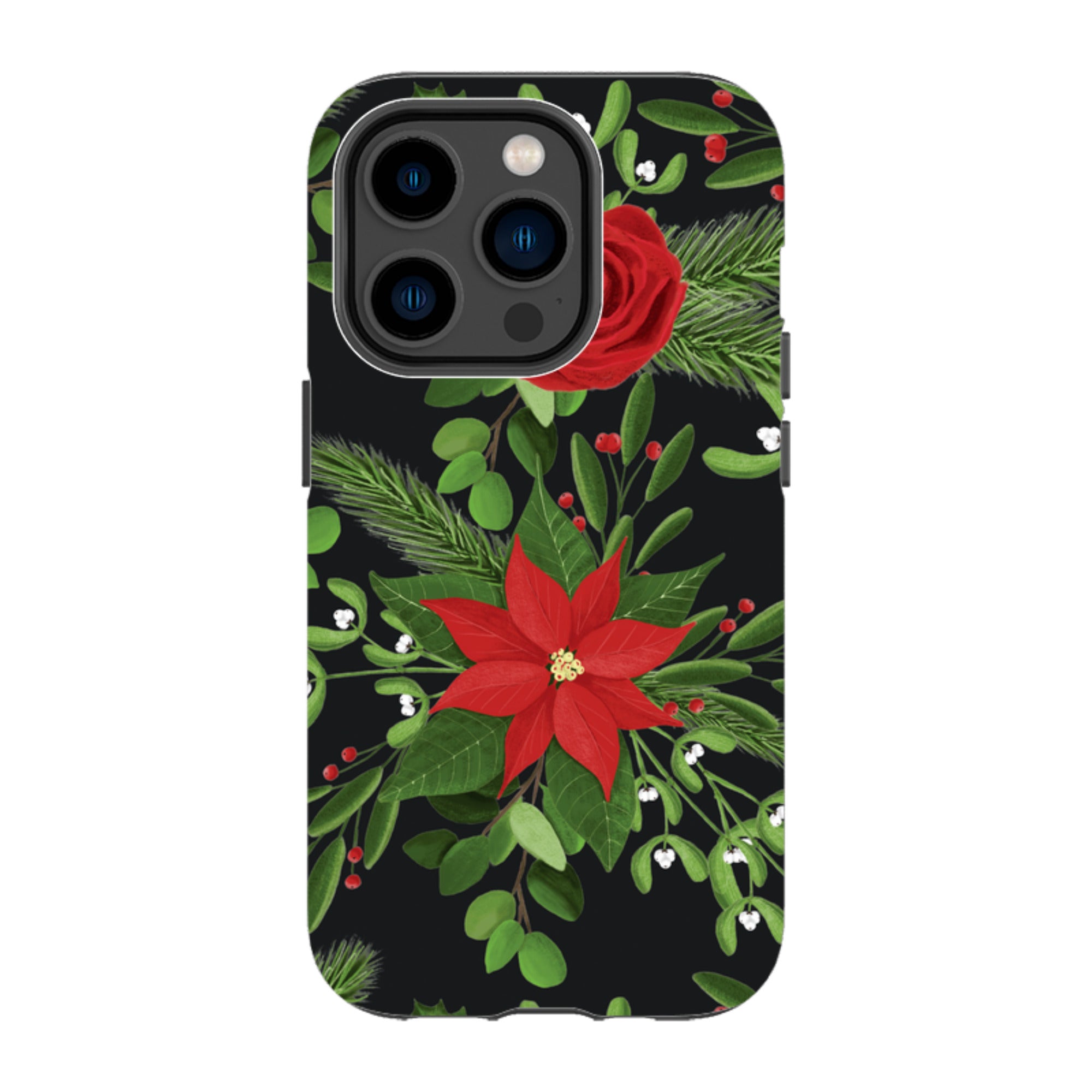 iPhone Tough Case - Black White Plaid By Abby Jacobs