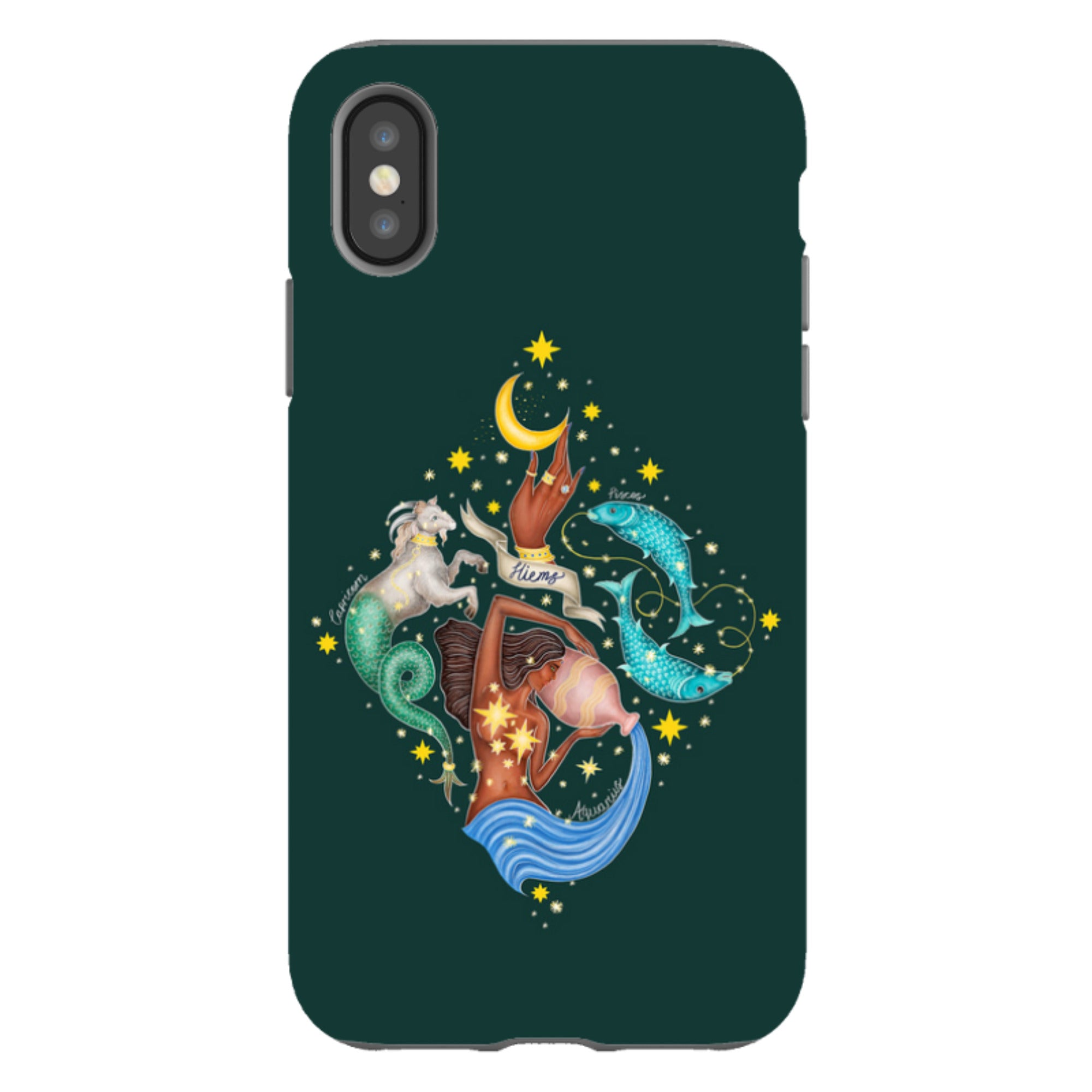 iPhone Tough Case - Winter Zodiac By Catherine Rowe