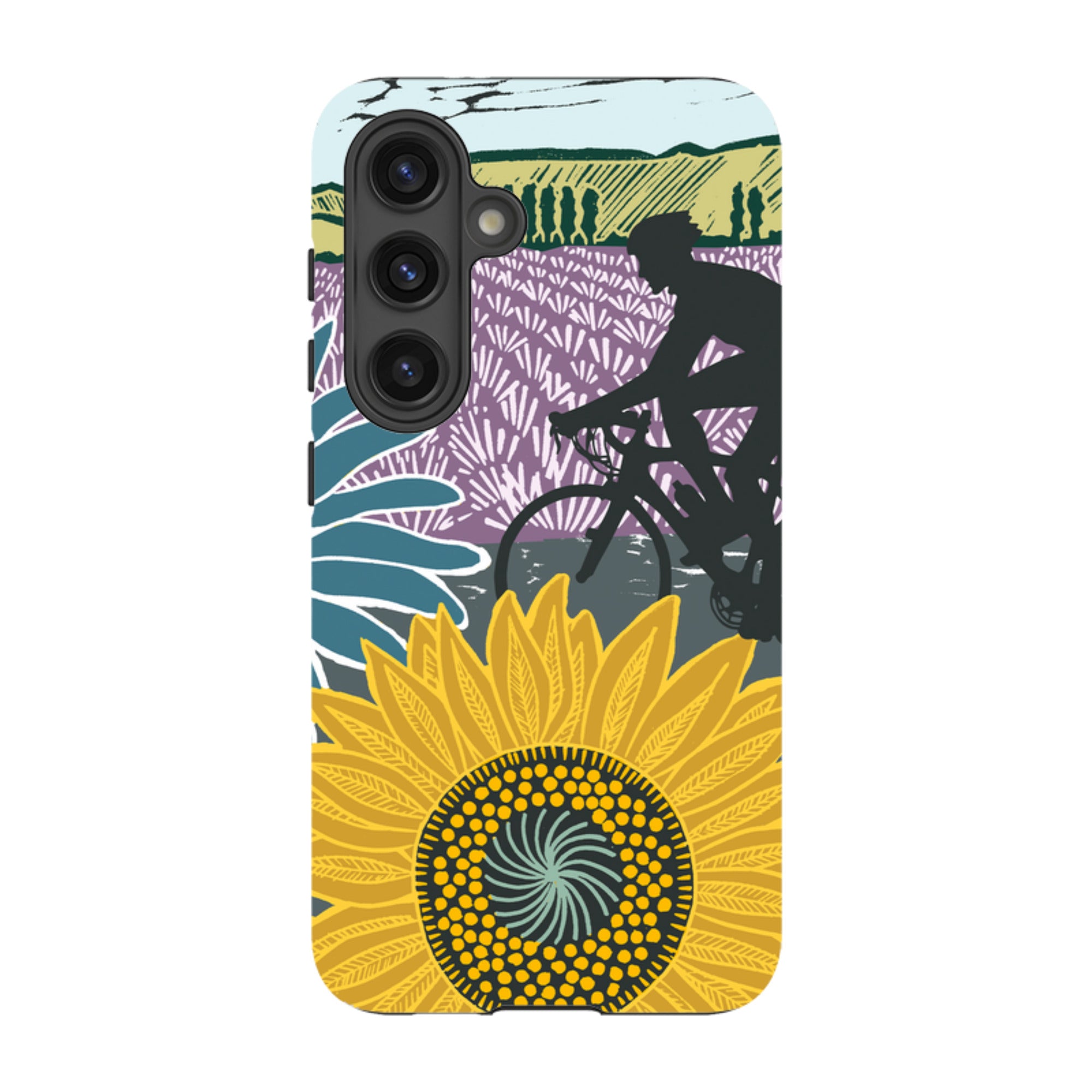 Samsung Tough Case - Bike and Sunflowers By Kate Heiss