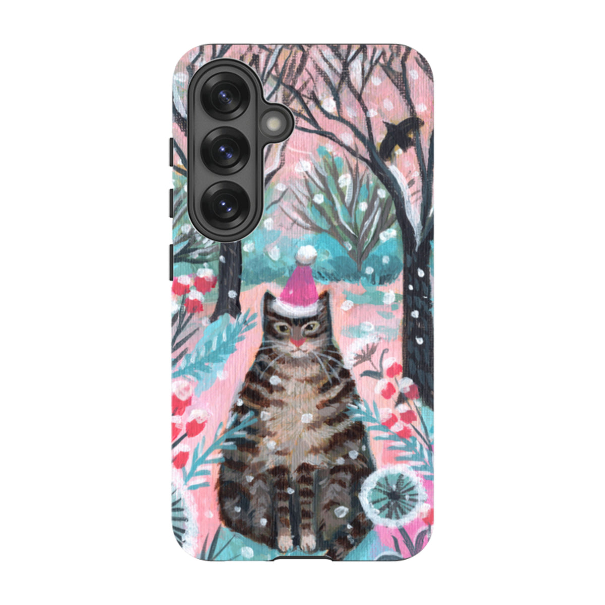 Samsung Tough Case - Snow Tabby By Mary Stubberfield