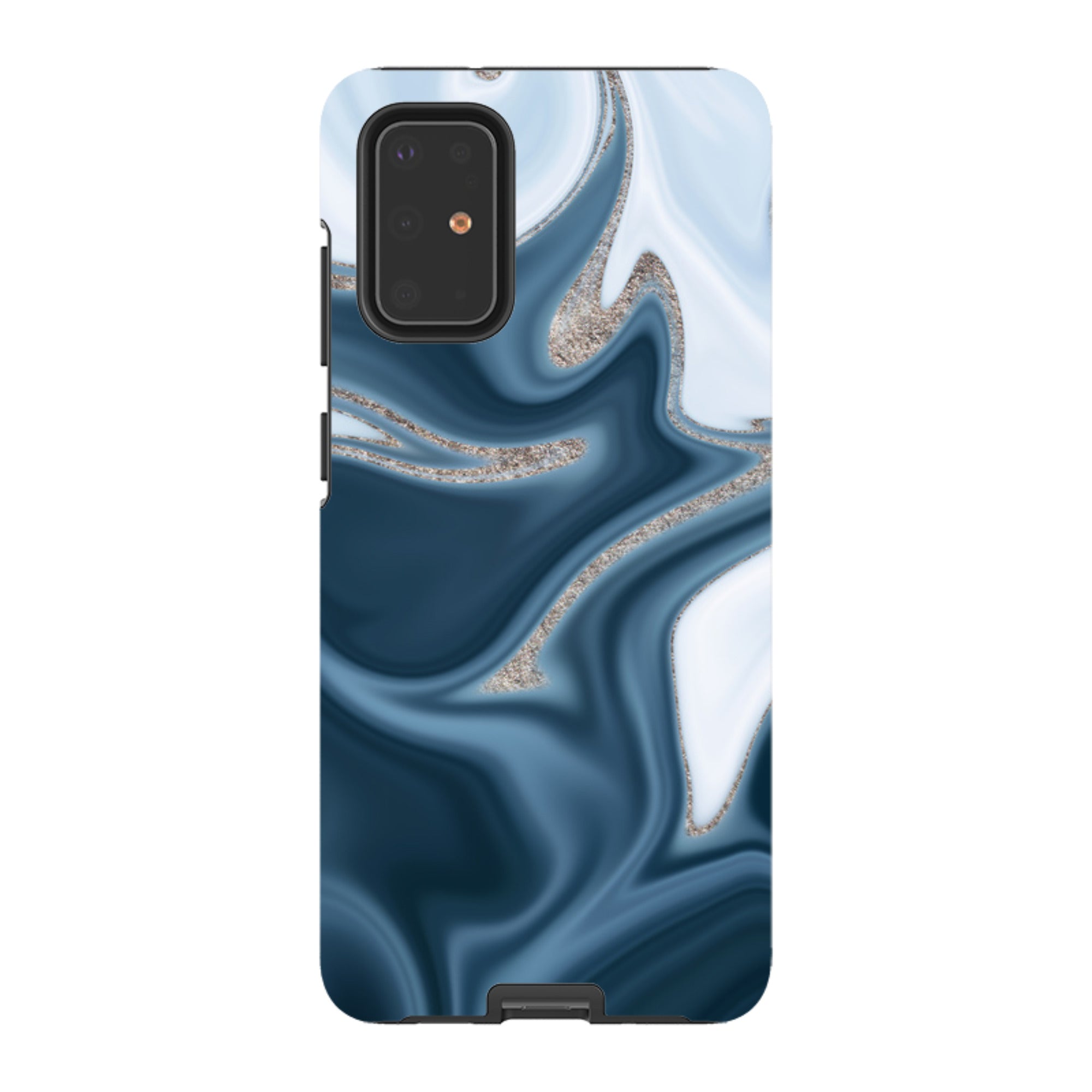 Samsung Tough Case - Blue Ice (case does not glitter)