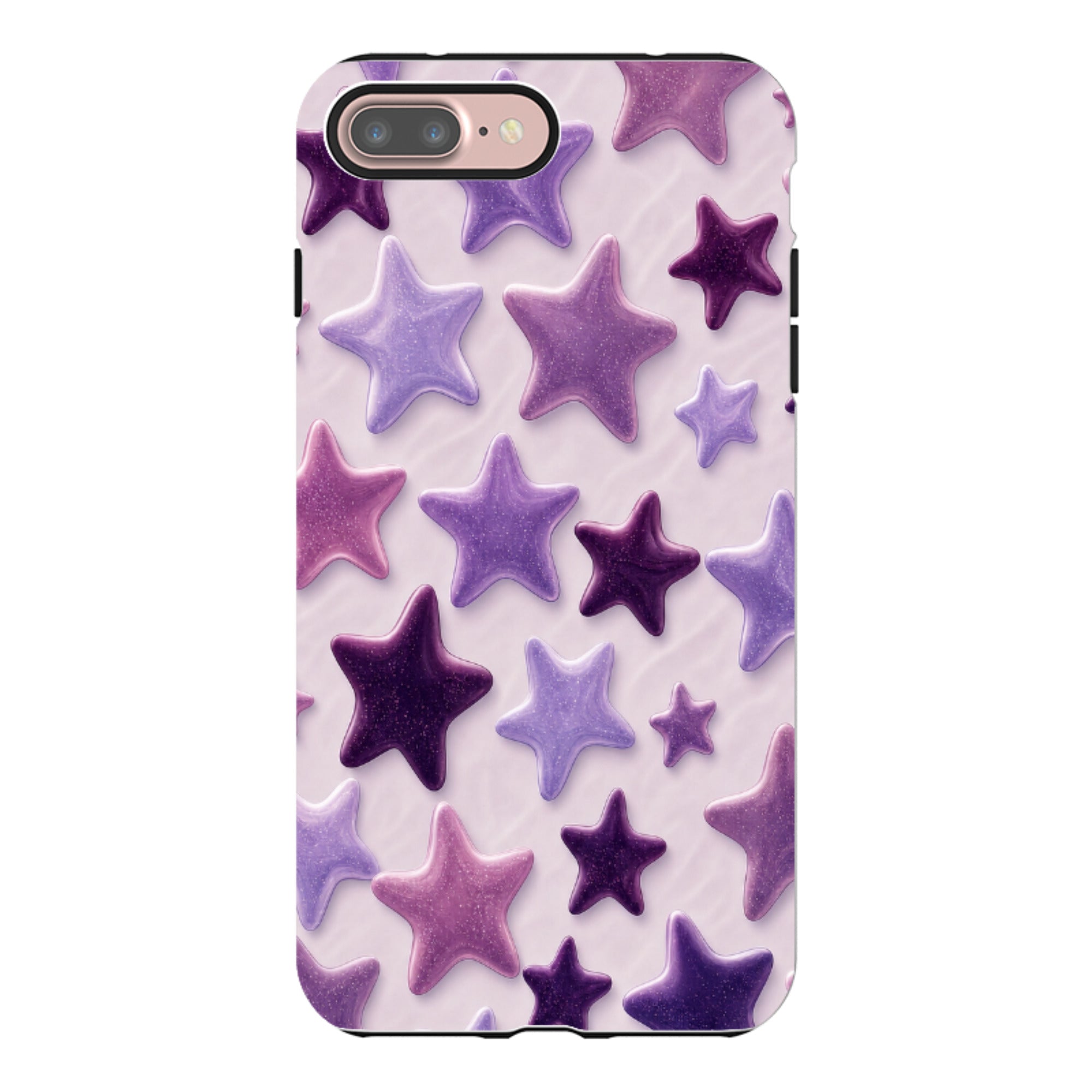 iPhone Tough Case - Lavender Purple Star