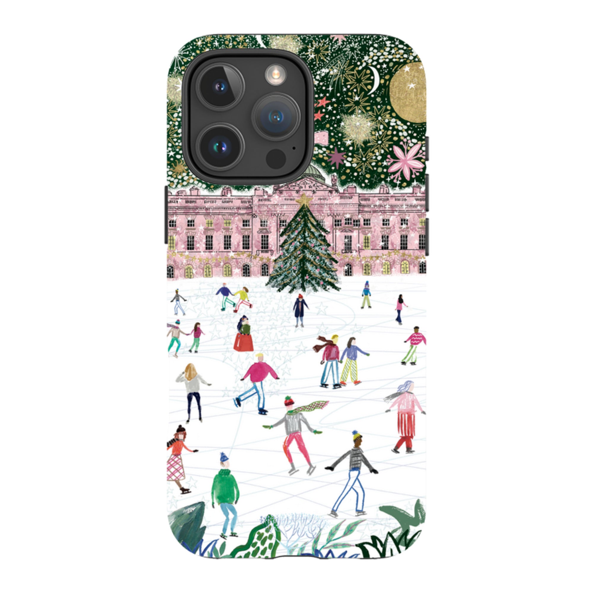 iPhone Tough Case - Skating At Somerset House By Emma Frances Grant