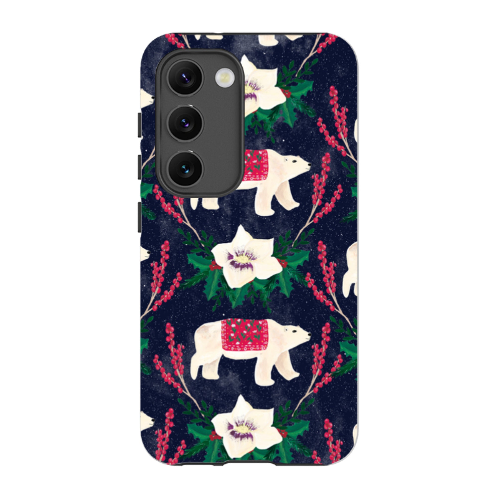 Samsung Tough Case - Midnight Polar Bears By Abby Jacobs