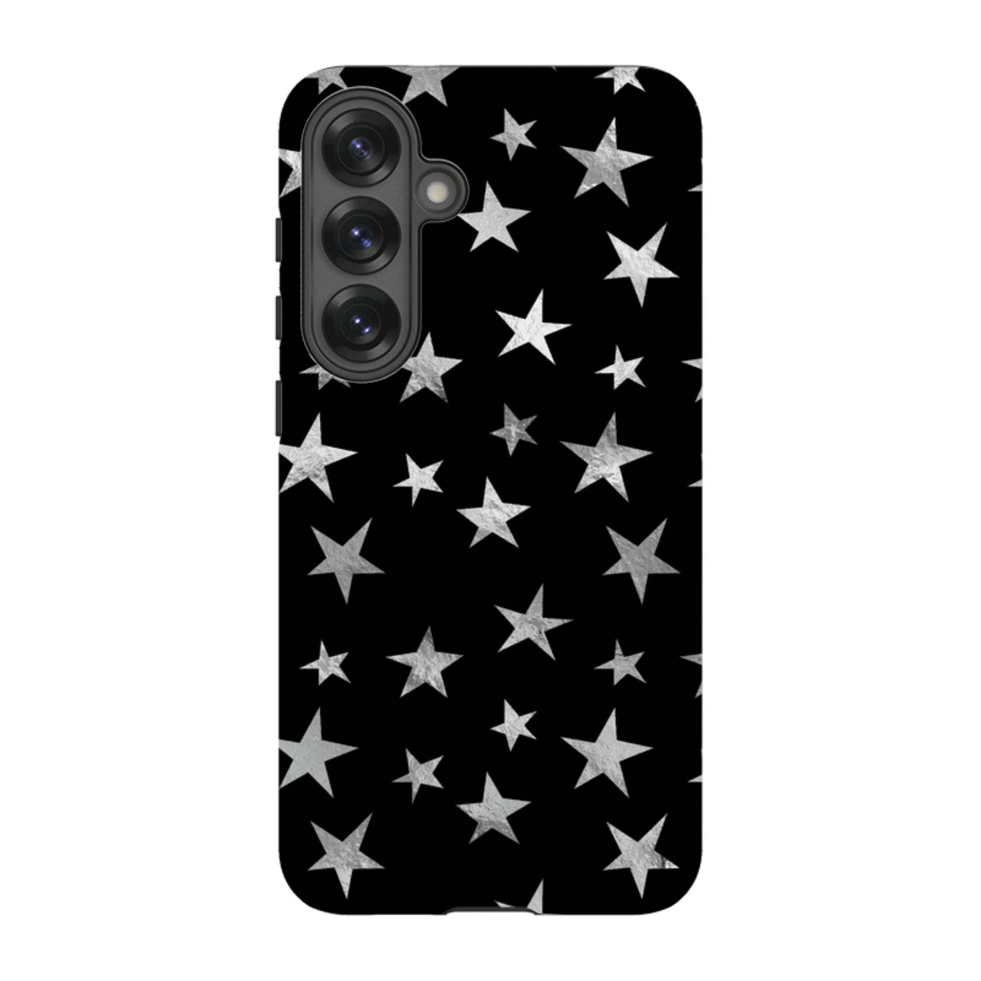 Samsung Tough Case - Black and Silver Stars
