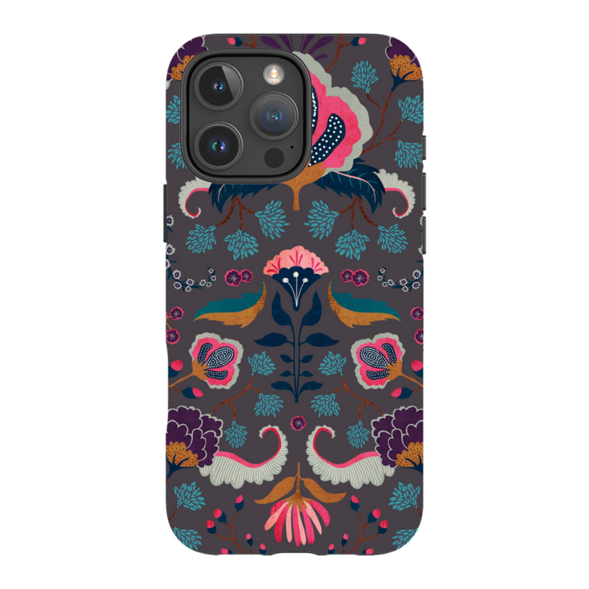 iPhone MagSafe Tough Case - Folk Floral II By Katherine Quinn