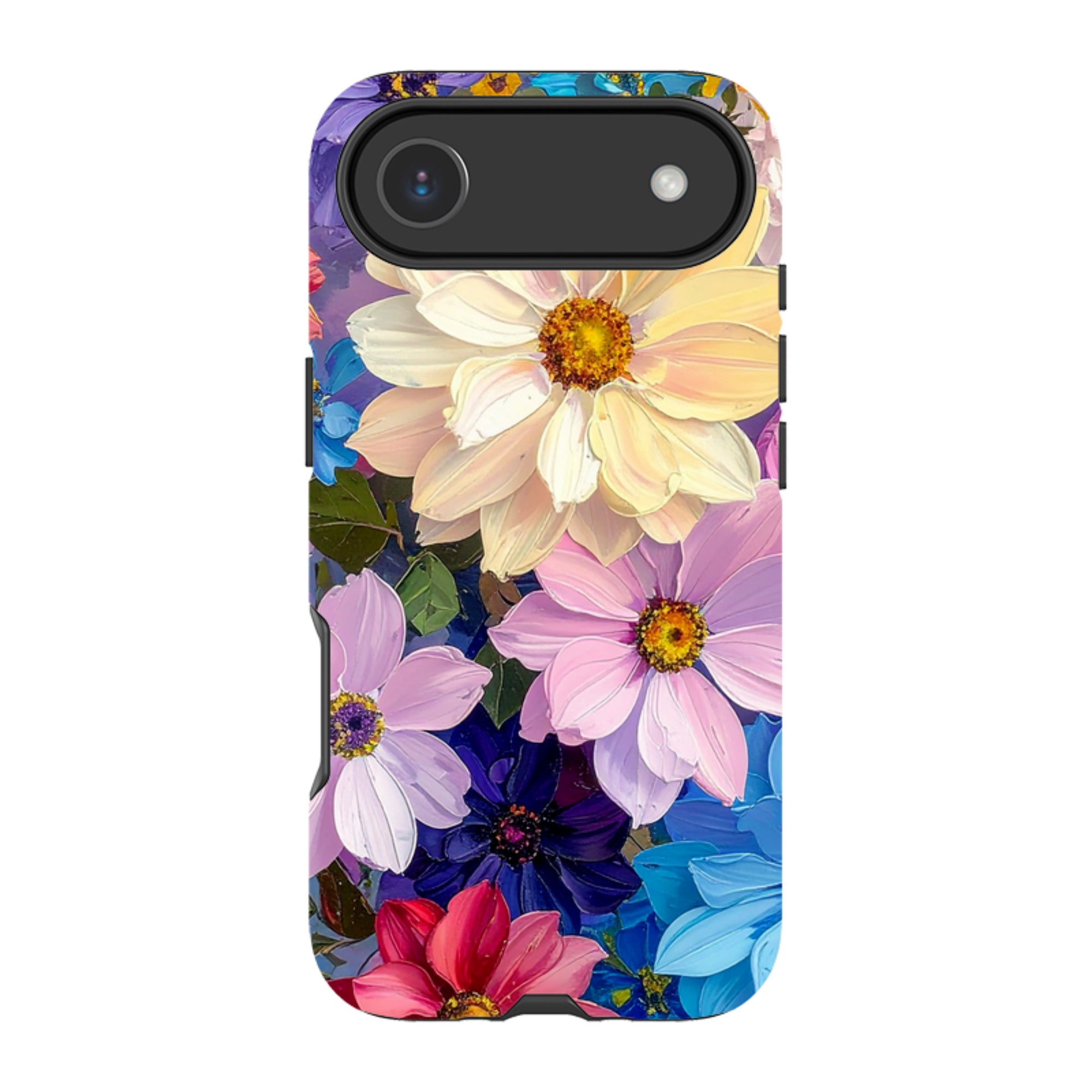 iPhone MagSafe Tough Case - Summer Floral Blue Garden