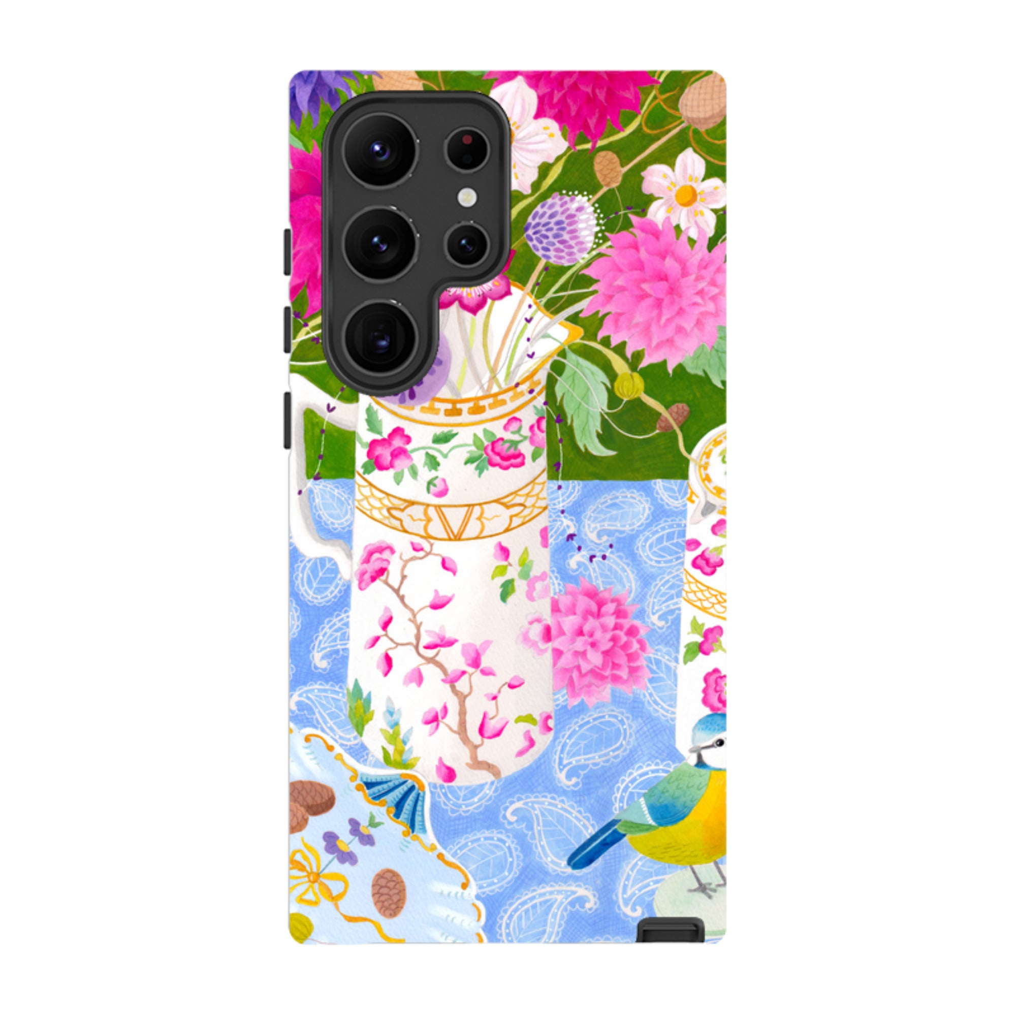 Samsung Tough Case - Dahlias By Bex Parkin