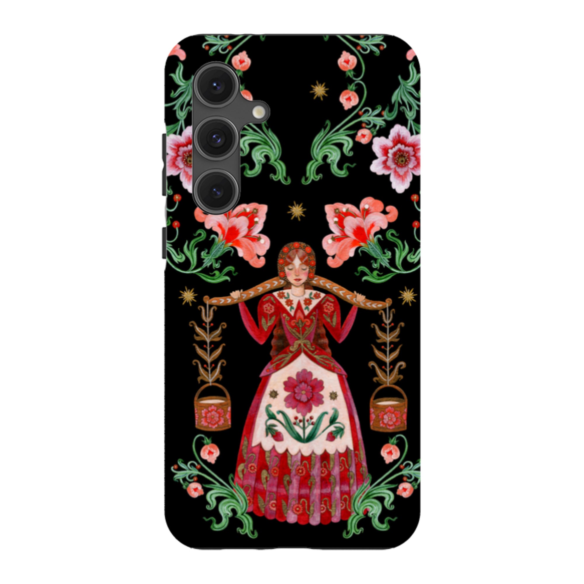 Samsung Tough  Case - Eight Maids A Milking By Maria Matos