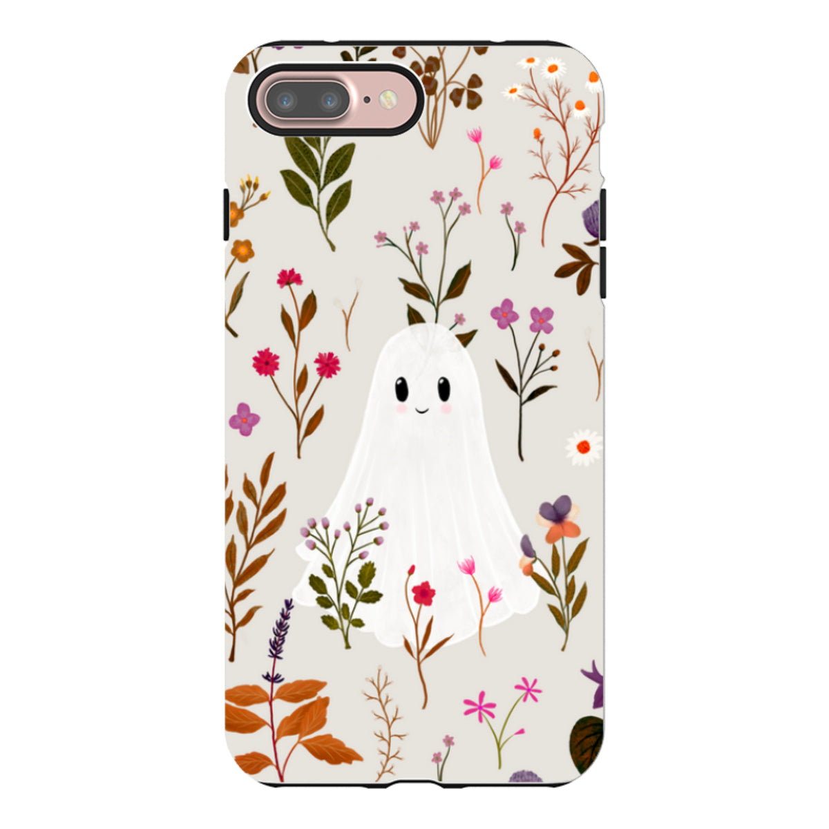 iPhone Tough Case - Ghost in the Garden - Stone Multi By Katherine Quinn