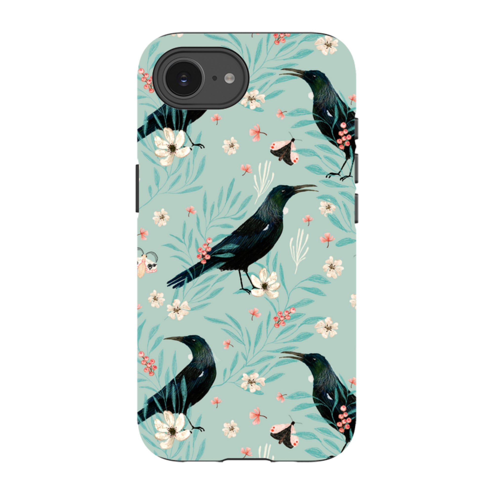 iPhone Tough Case - Tui Light Blue By Katherine Quinn