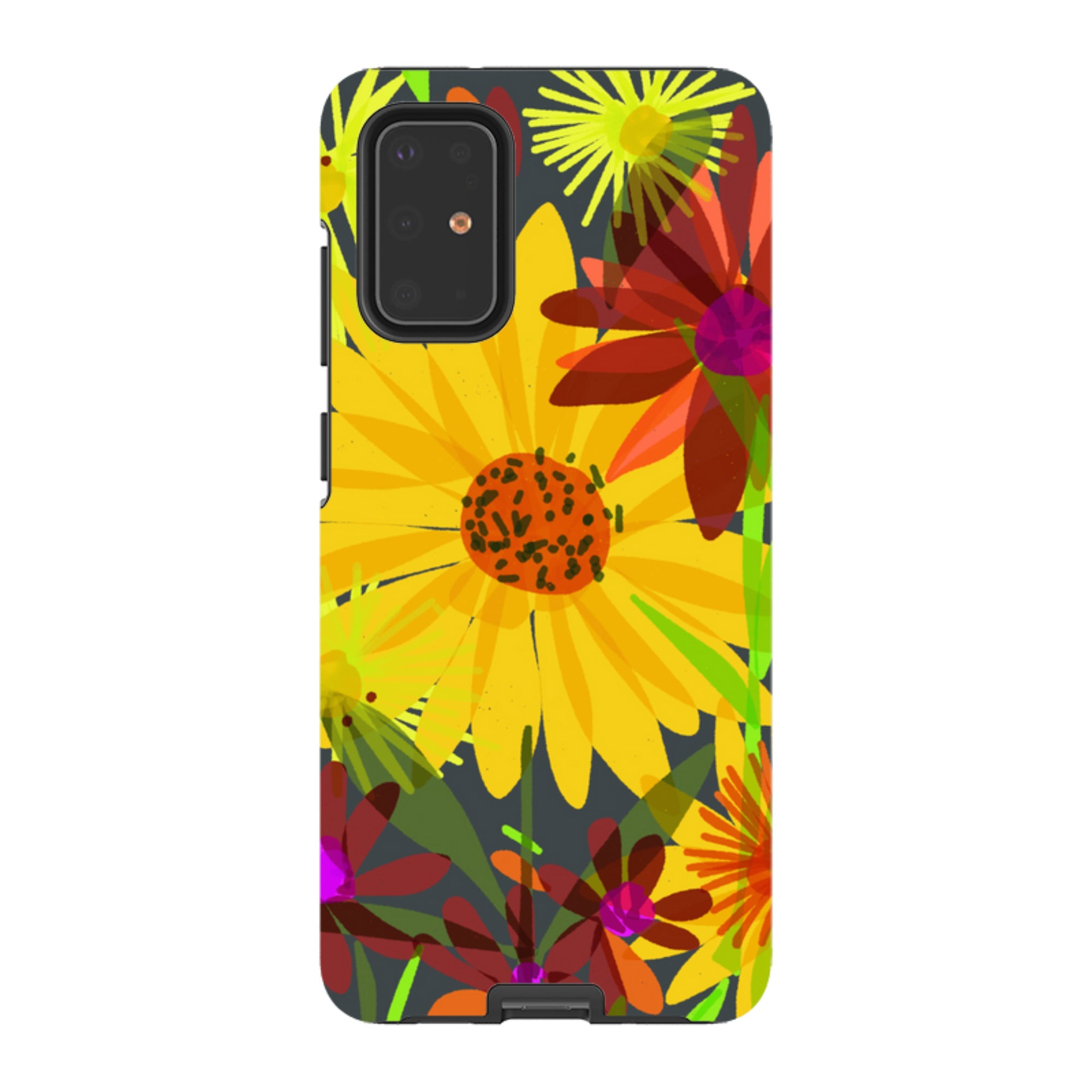 Samsung Tough Case - Sunflowers By Sarah Campbell