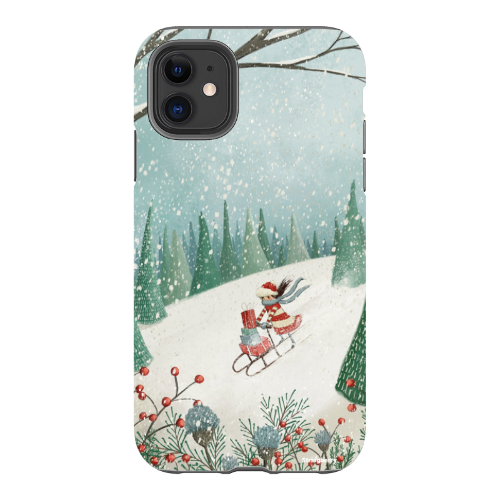 iPhone Tough Case - Sleigh Delivery By Maja Lindberg