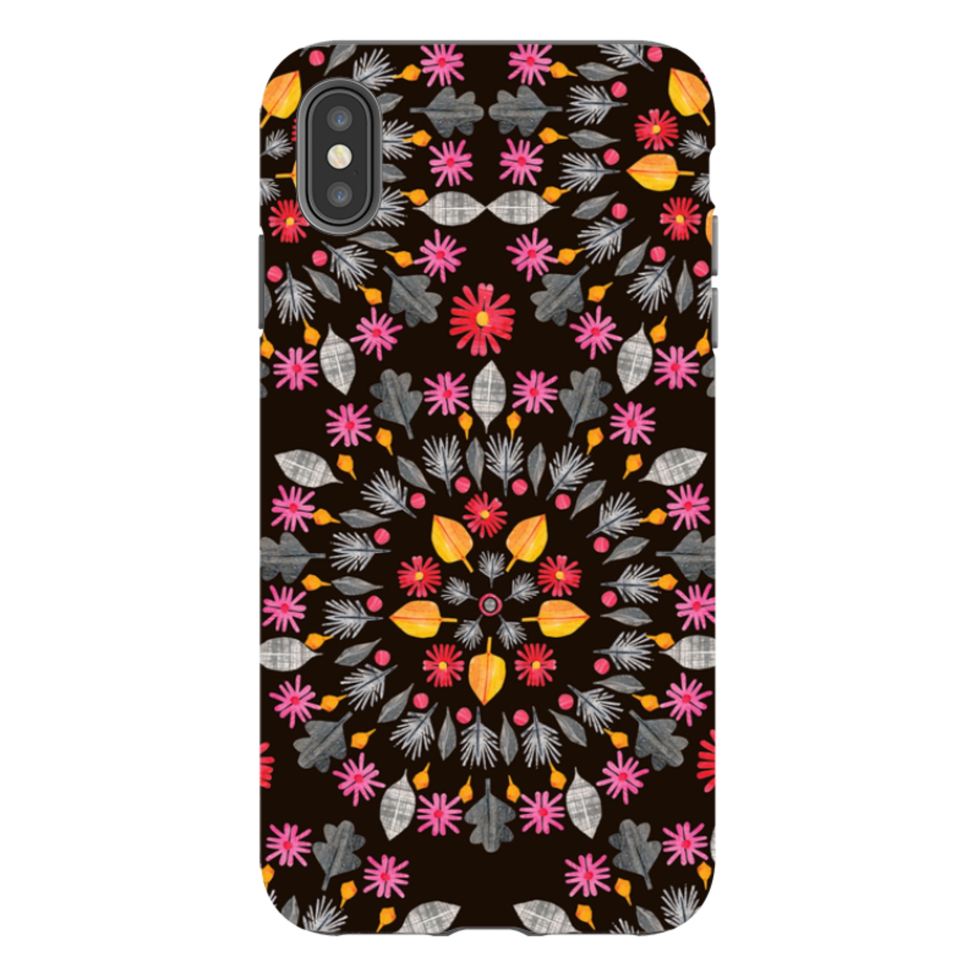 iPhone Tough Case - Autumn Mandala By Tracey English