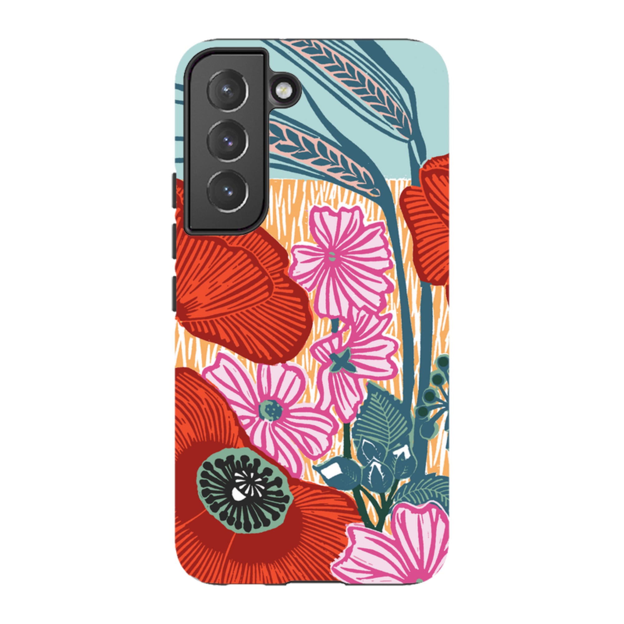 Samsung Tough Case - Wild Poppies By Kate Heiss