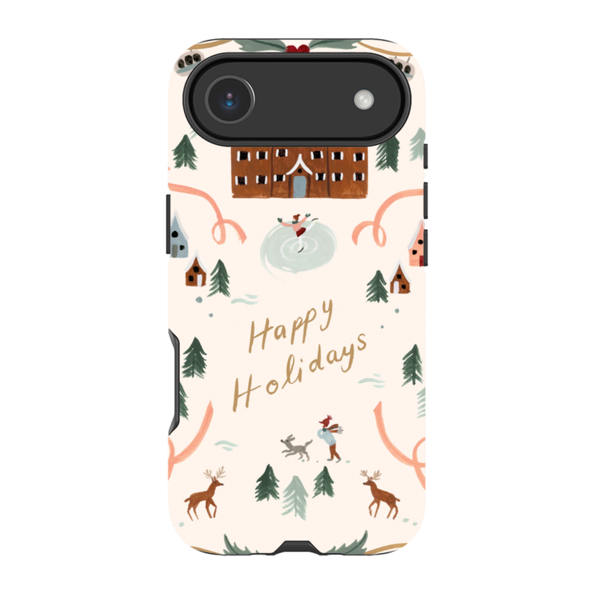 iPhone Tough Case - Happy Holidays By Bex Parkin