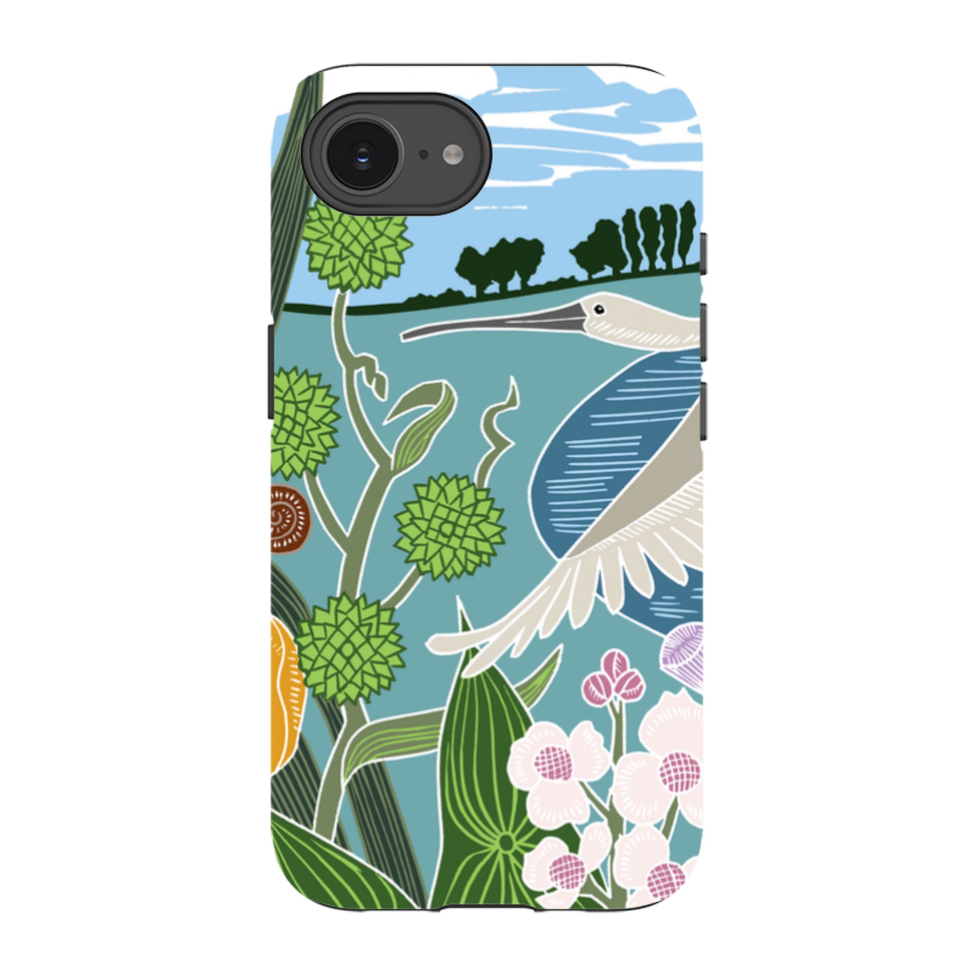 iPhone Tough Case - Spoonbill By Kate Heiss