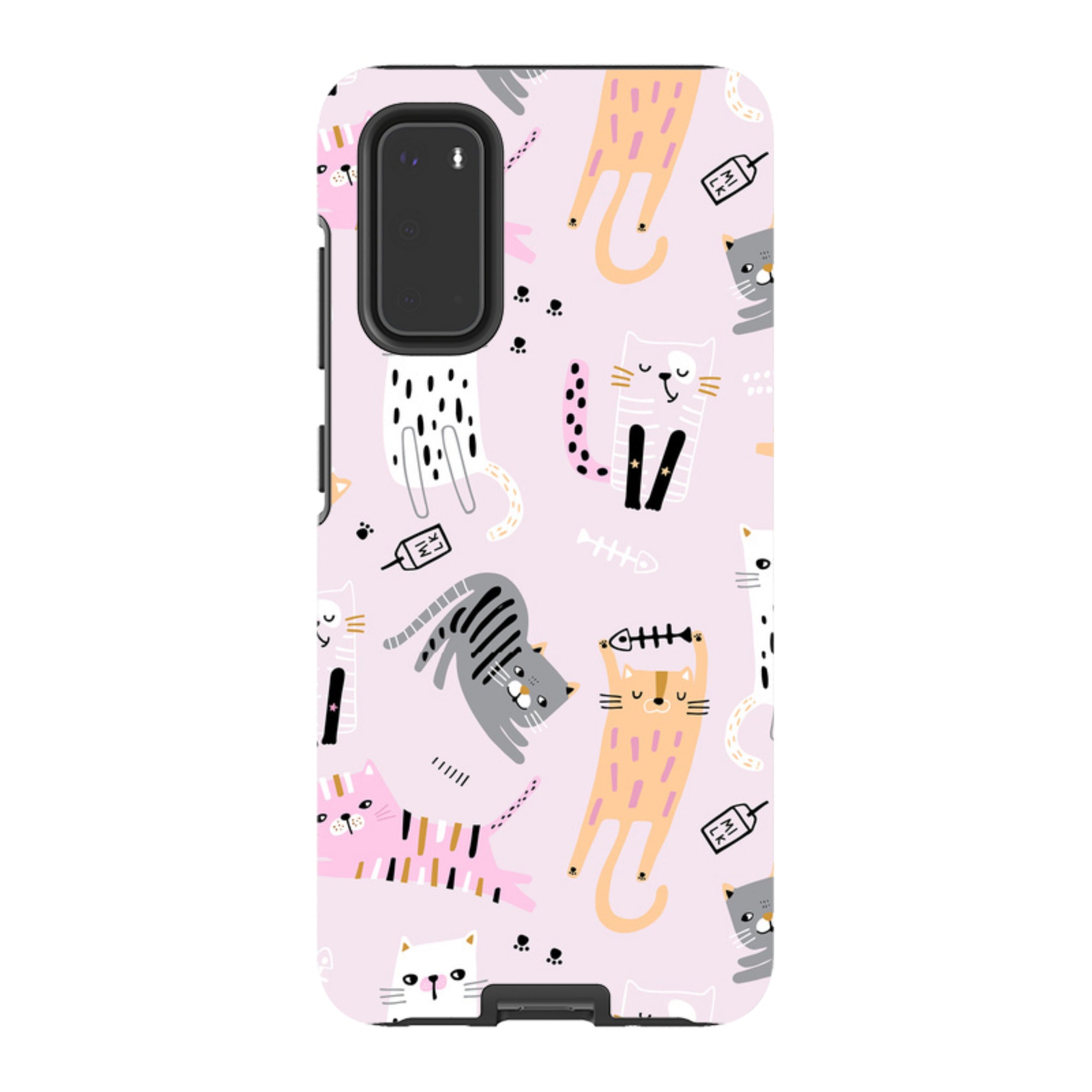 Samsung Tough Case - Cat And Bone Pink